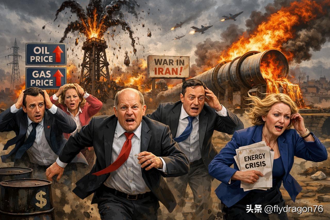 欧洲：理性无法阻止——俄媒

在布伦特原油价格飙升至每桶119.50美元之际，欧