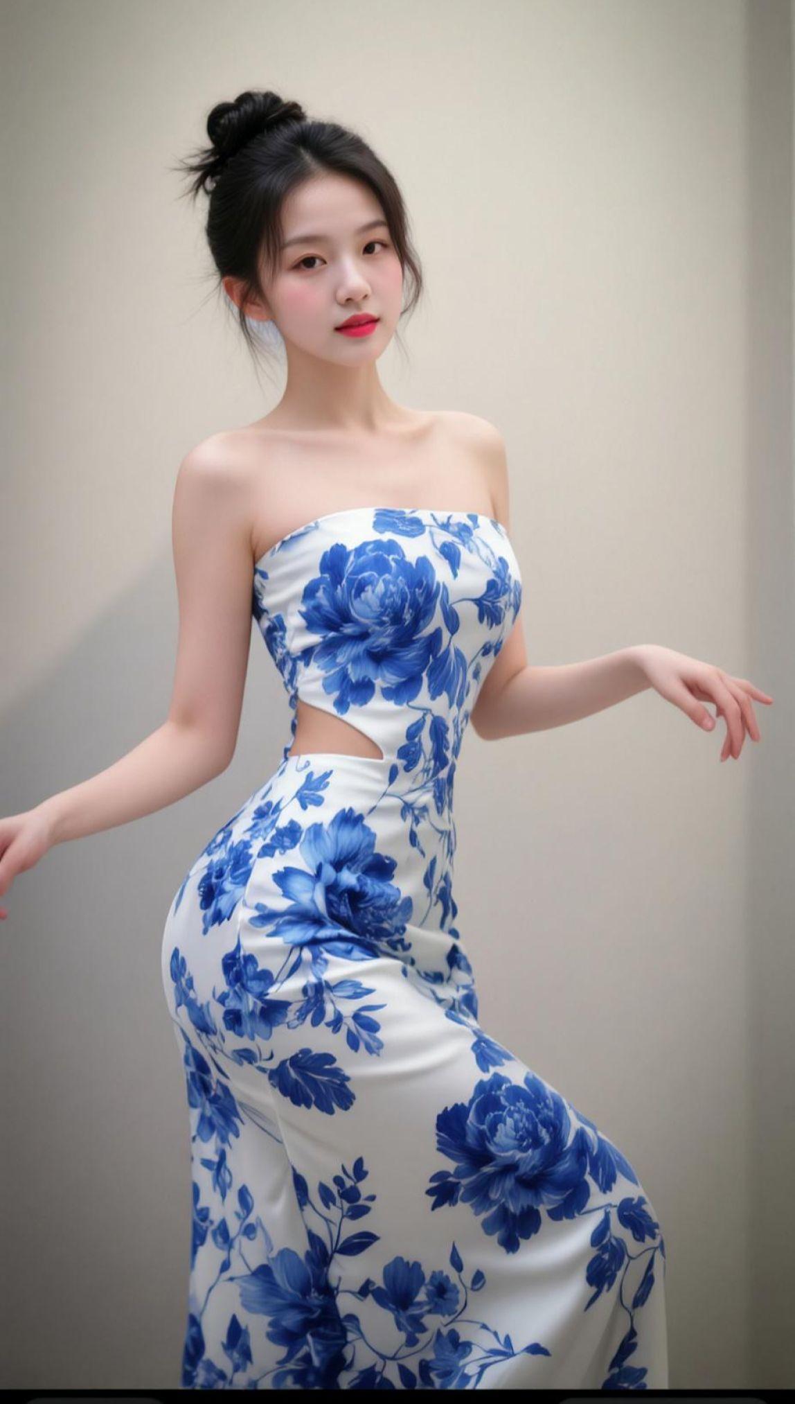 青花风写真 抖音ai创作