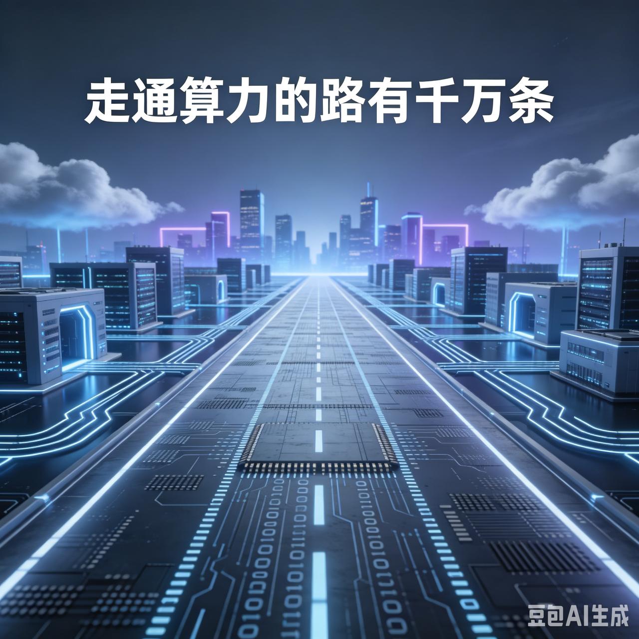 【走通算力的路有千万条】

自从人工智能爆发以来，我们一直面对着中美算力差距的焦