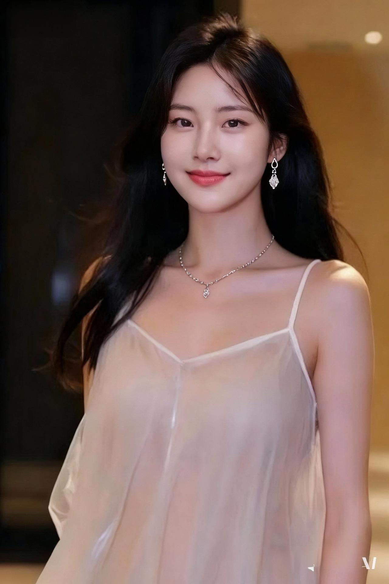 这姑娘穿得真漂亮！