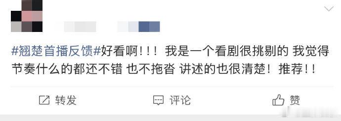 《翘楚》首播反馈：四集根本不够看！节奏不错，很快！优酷你是懂折磨人的，求求别单更