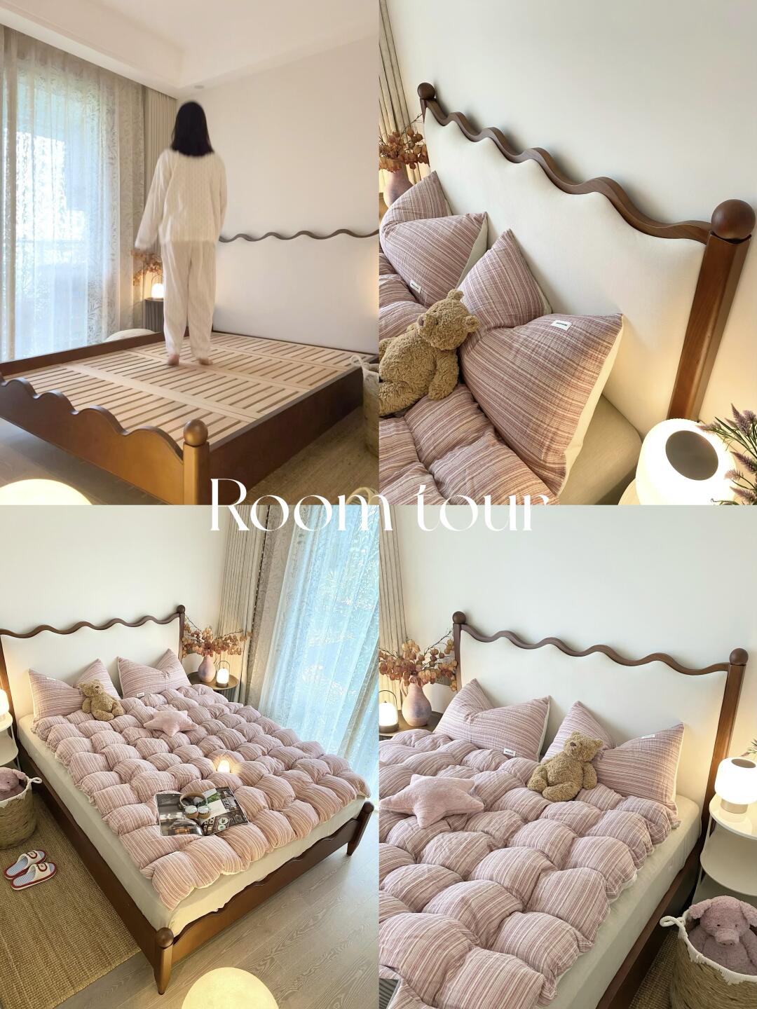 9m²小卧室好好睡，搭配涟漪床🛏️氛围感拉满～