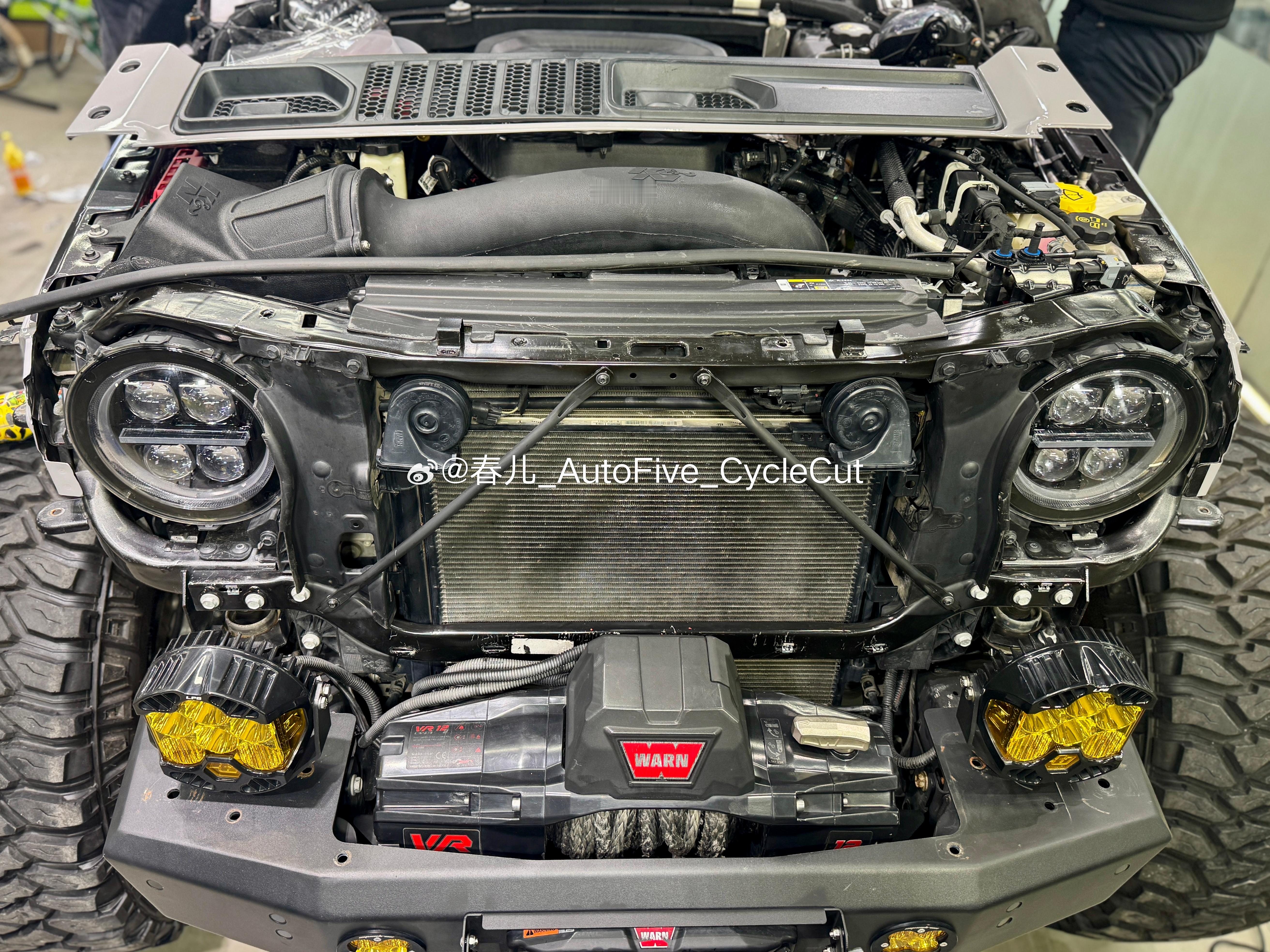 贴个改色拆成这样是不是用力过猛了 北京·autofive美车工坊