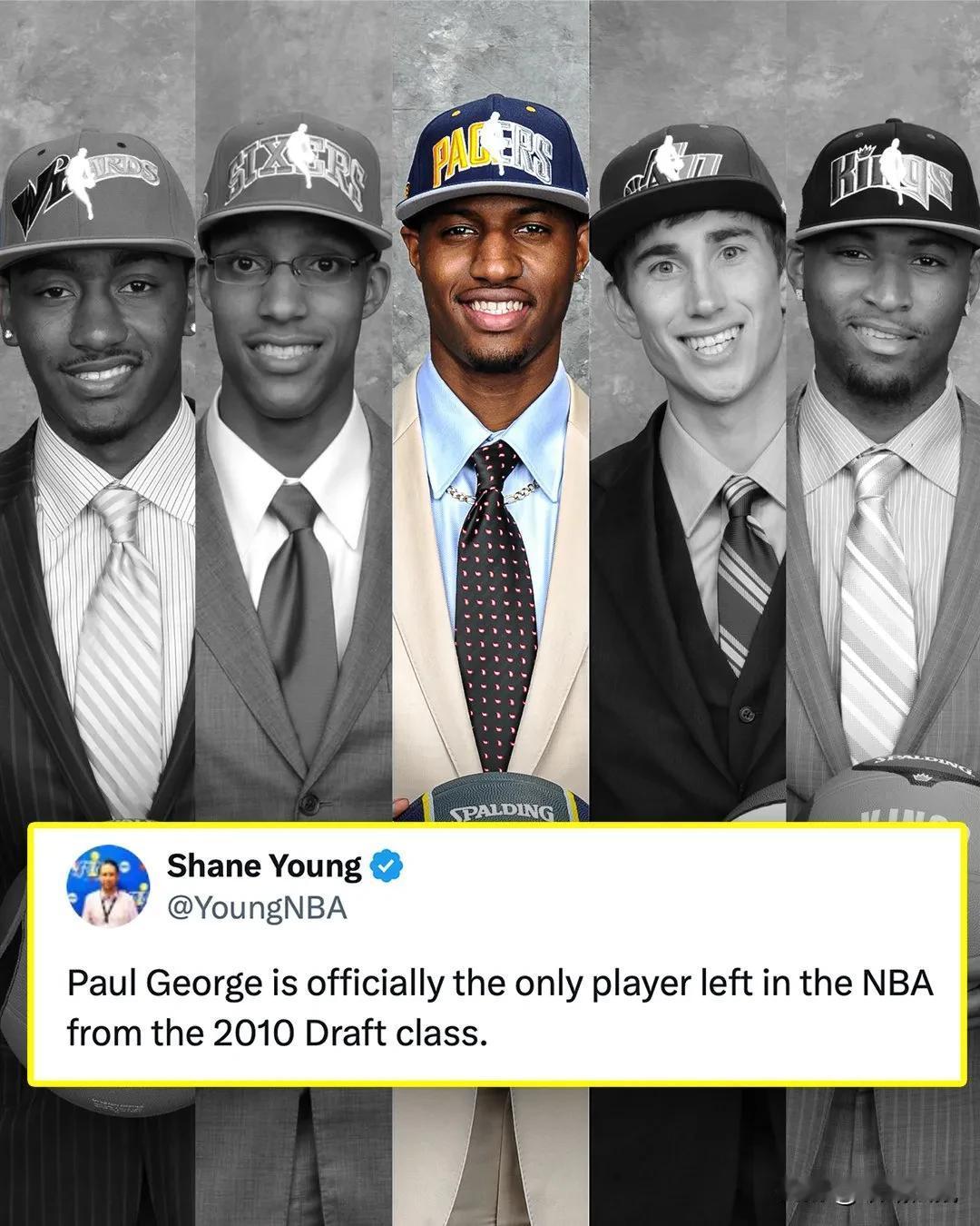 保罗乔治是2010年NBA选秀中唯一剩下的球员#NBA# #篮球热力一夏#