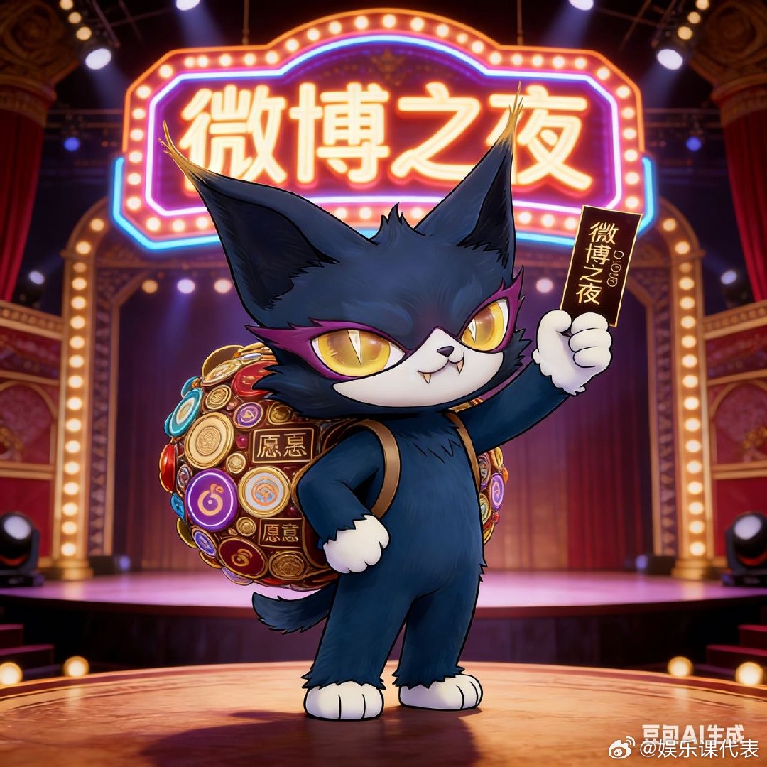 喵娲娲 星空毯主理人喵娲娲亮相微博之夜 本喵