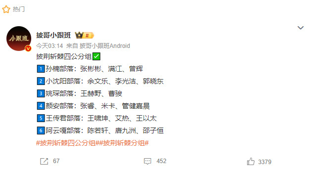 曹骏四公分组披荆斩棘四公分组太期待曹骏了！演员出身的他特别擅长拿捏情绪氛围感，这