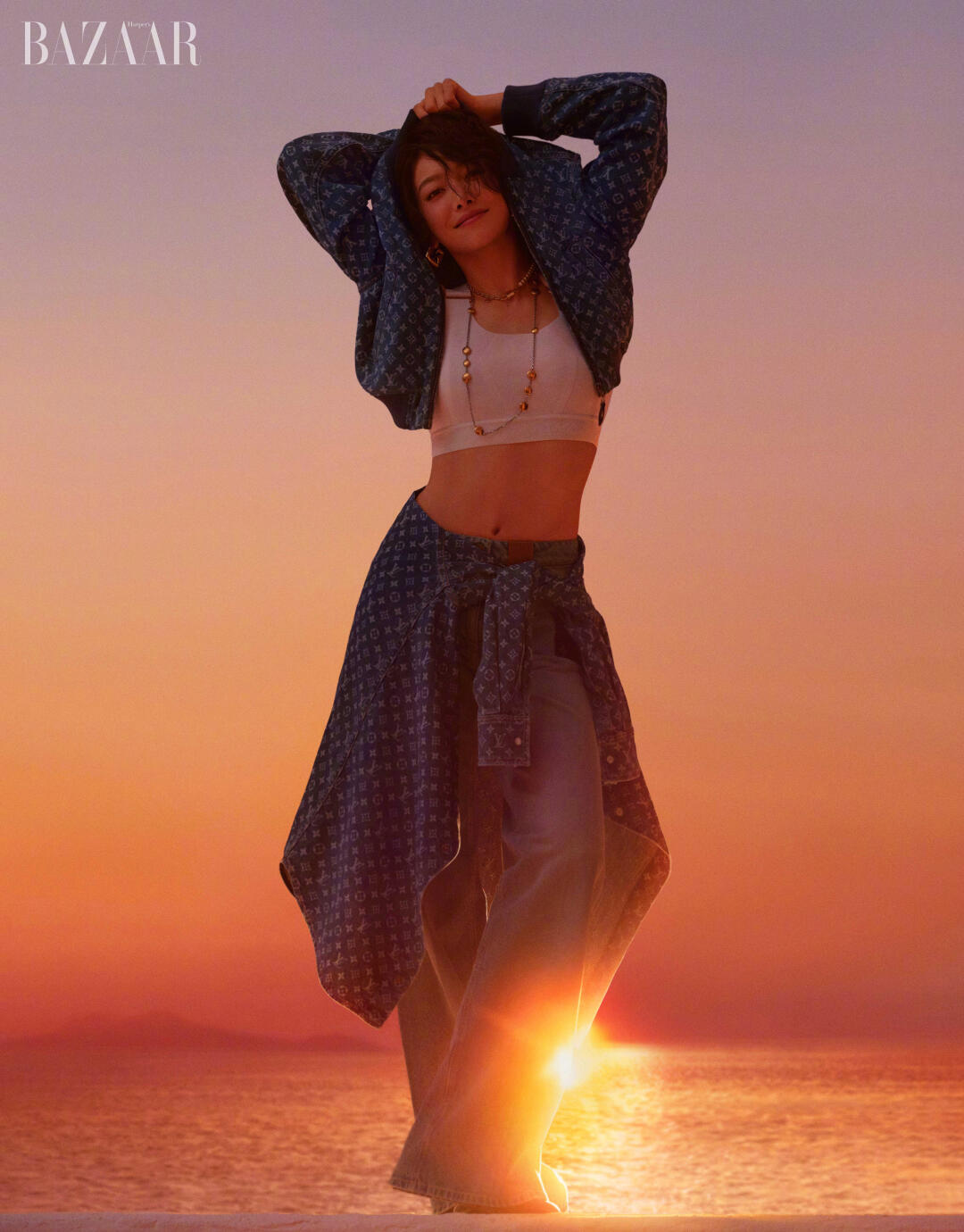 宋茜 航海系芭莎封面大片