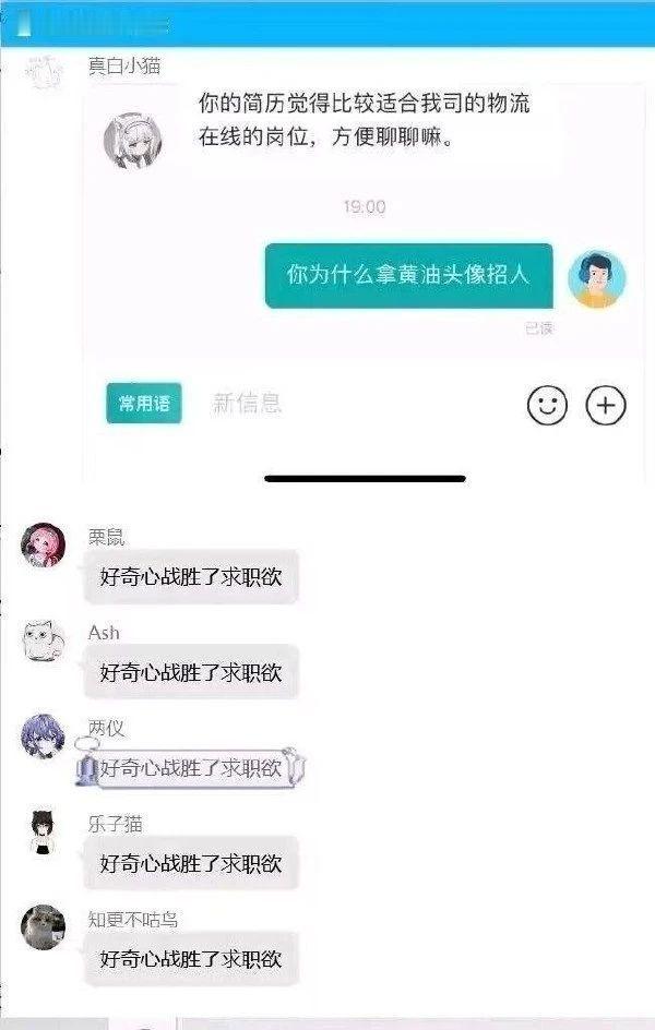 求知欲战胜了求职欲 ​​​