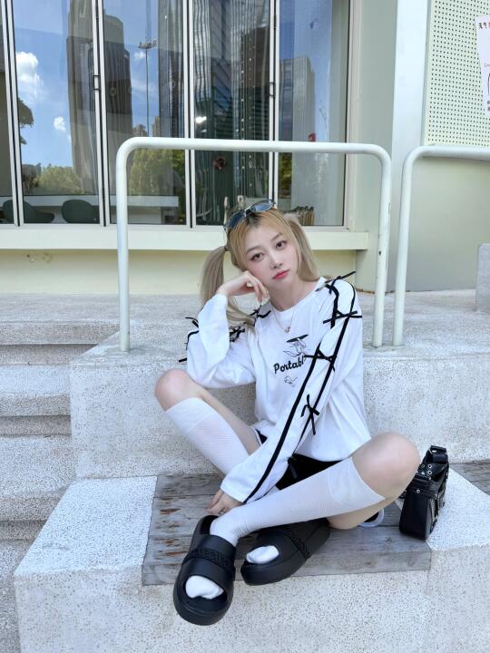 当一天韩女🖤🤍运动休闲ootd
