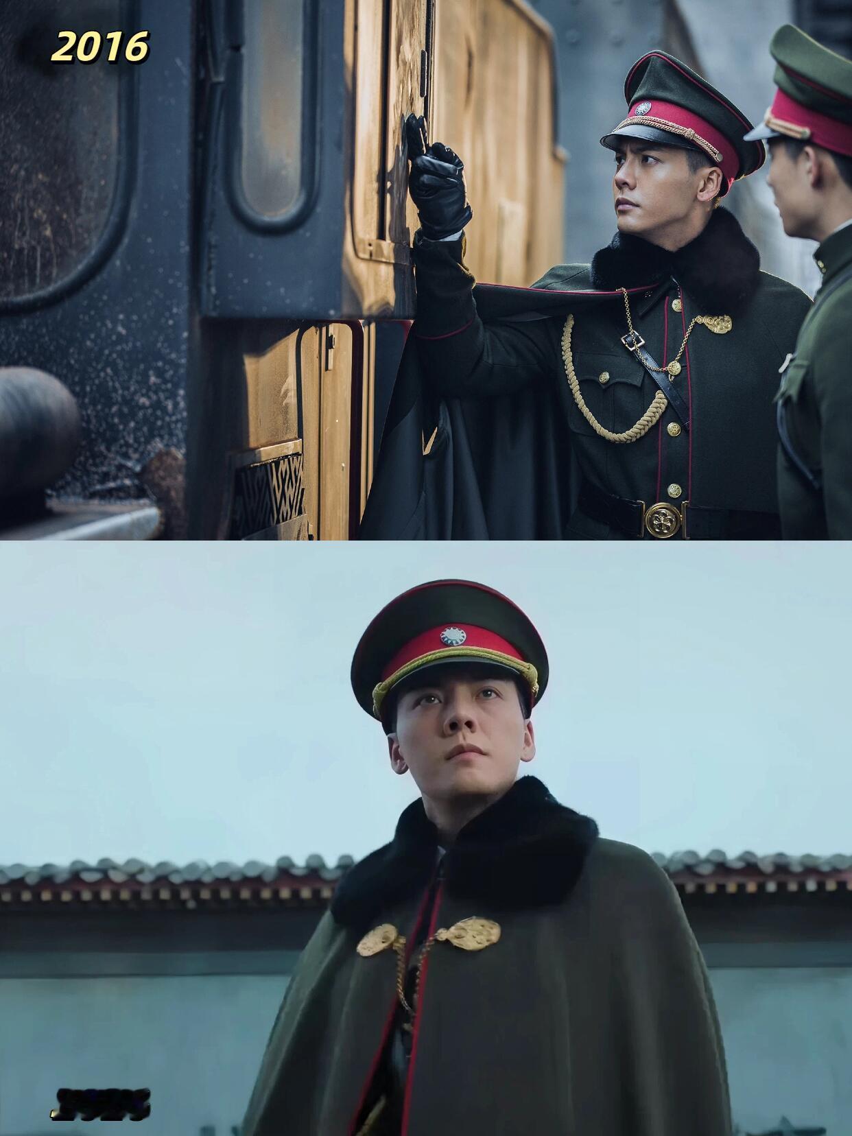 陈伟霆张启山十年一点都没变这是什么冻龄男神！穿上军装的陈伟霆化身张启山，凛冽气场