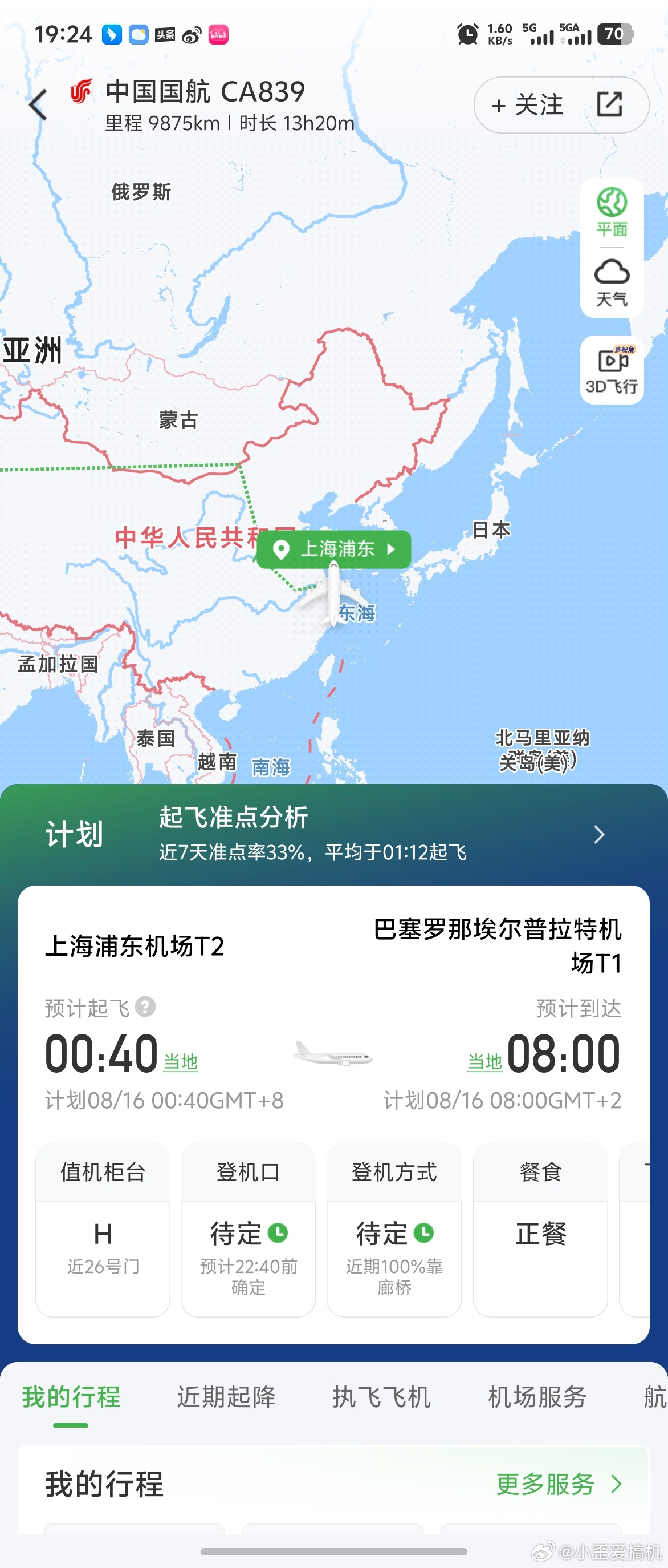 上海直飞到巴塞罗那需要将近14个小时，那么除了睡觉以外，大家有什么比较好的消遣方