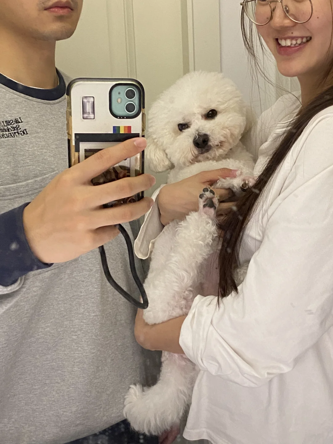 怎么不算一家三口呢👨‍👩‍👦🐶