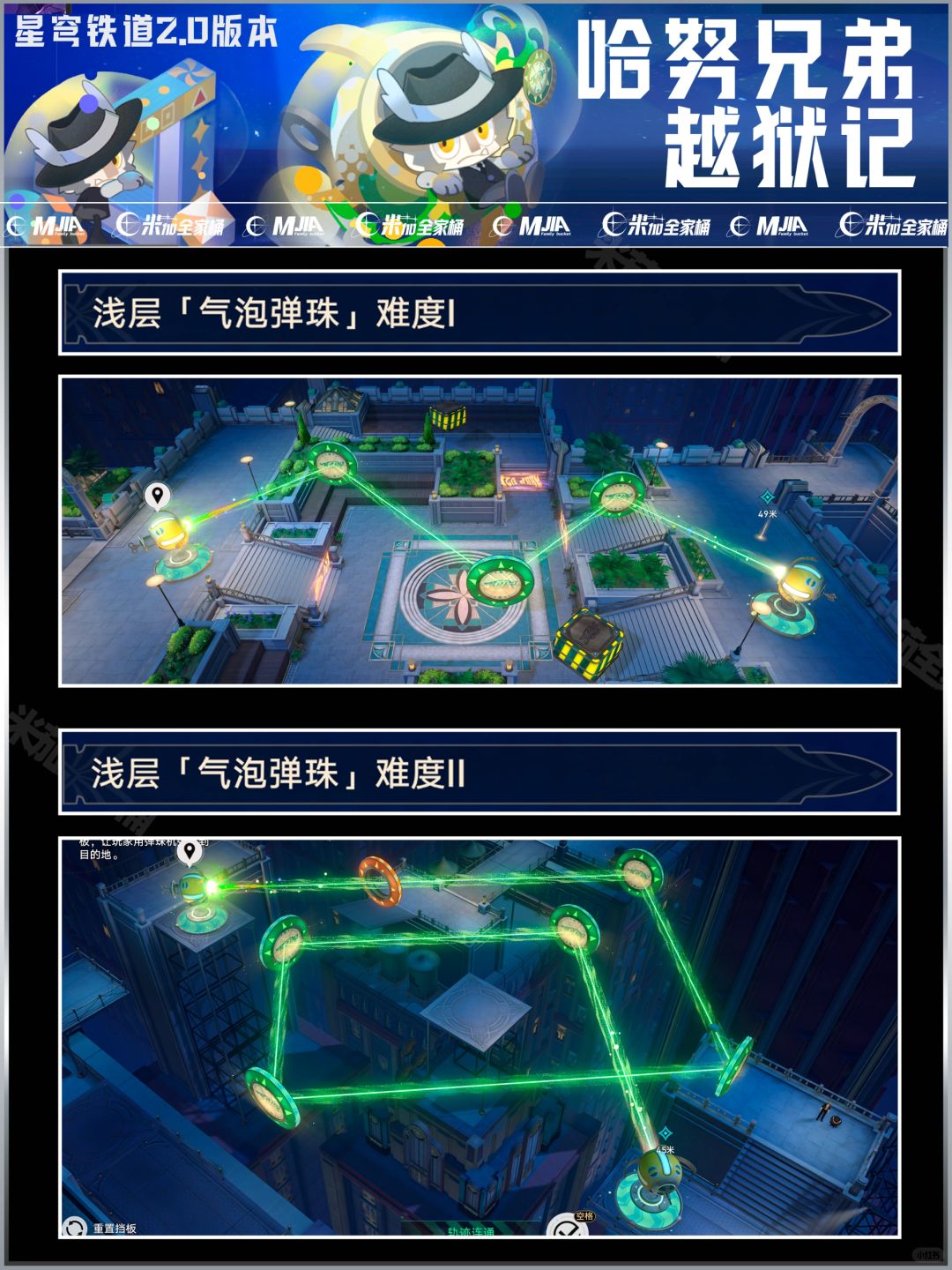 星铁2.0｜哈努兄弟越狱记攻略—气泡弹珠
