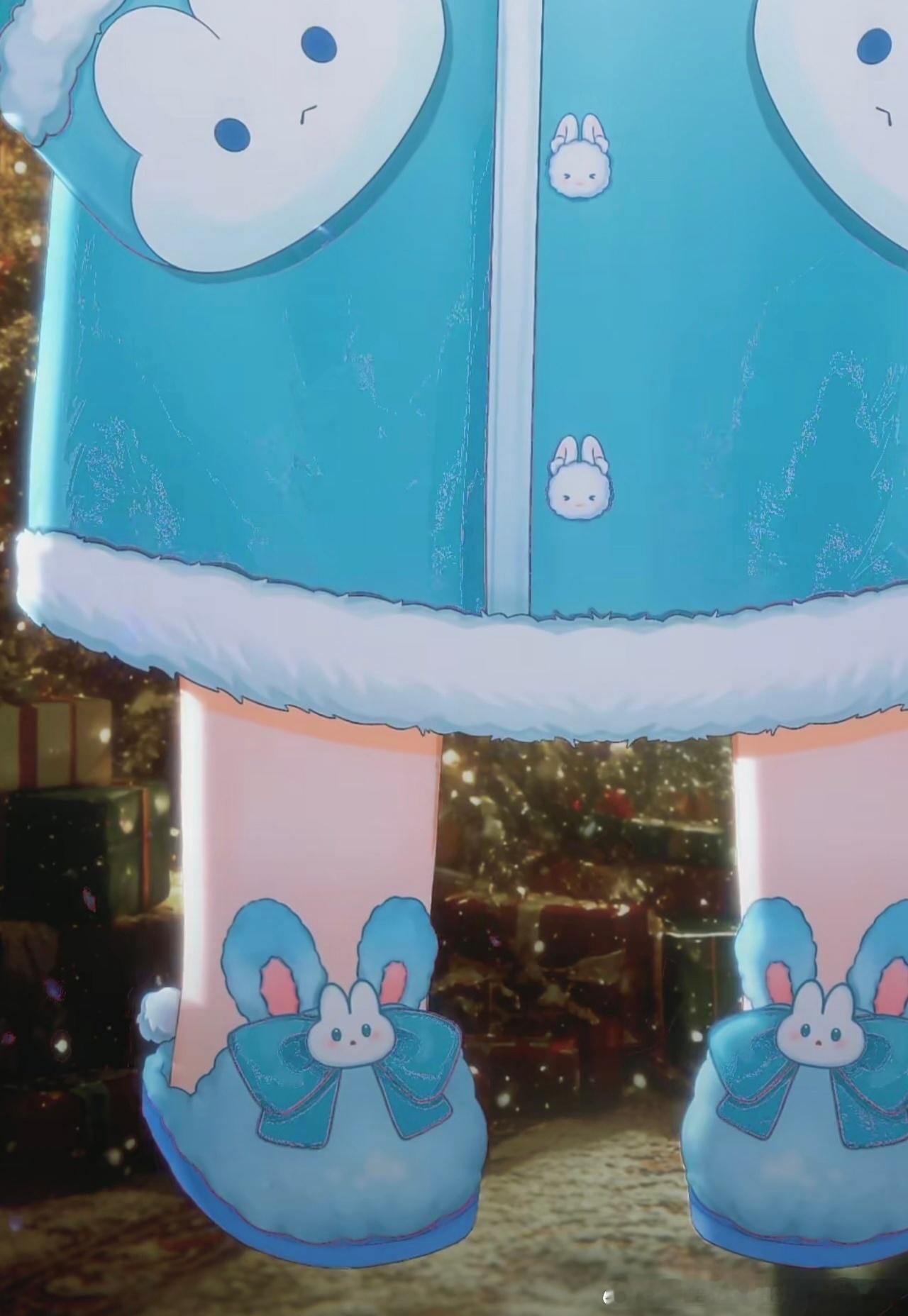 兔的腿是俩石柱子吧 