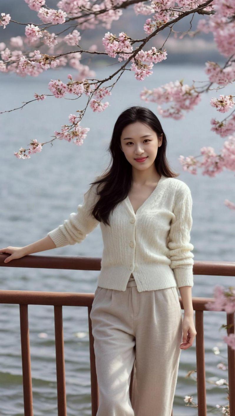 樱花飘落的速度是每秒五厘米，而我的拍照速度是每秒零点五秒——毕竟我还在等AI生成