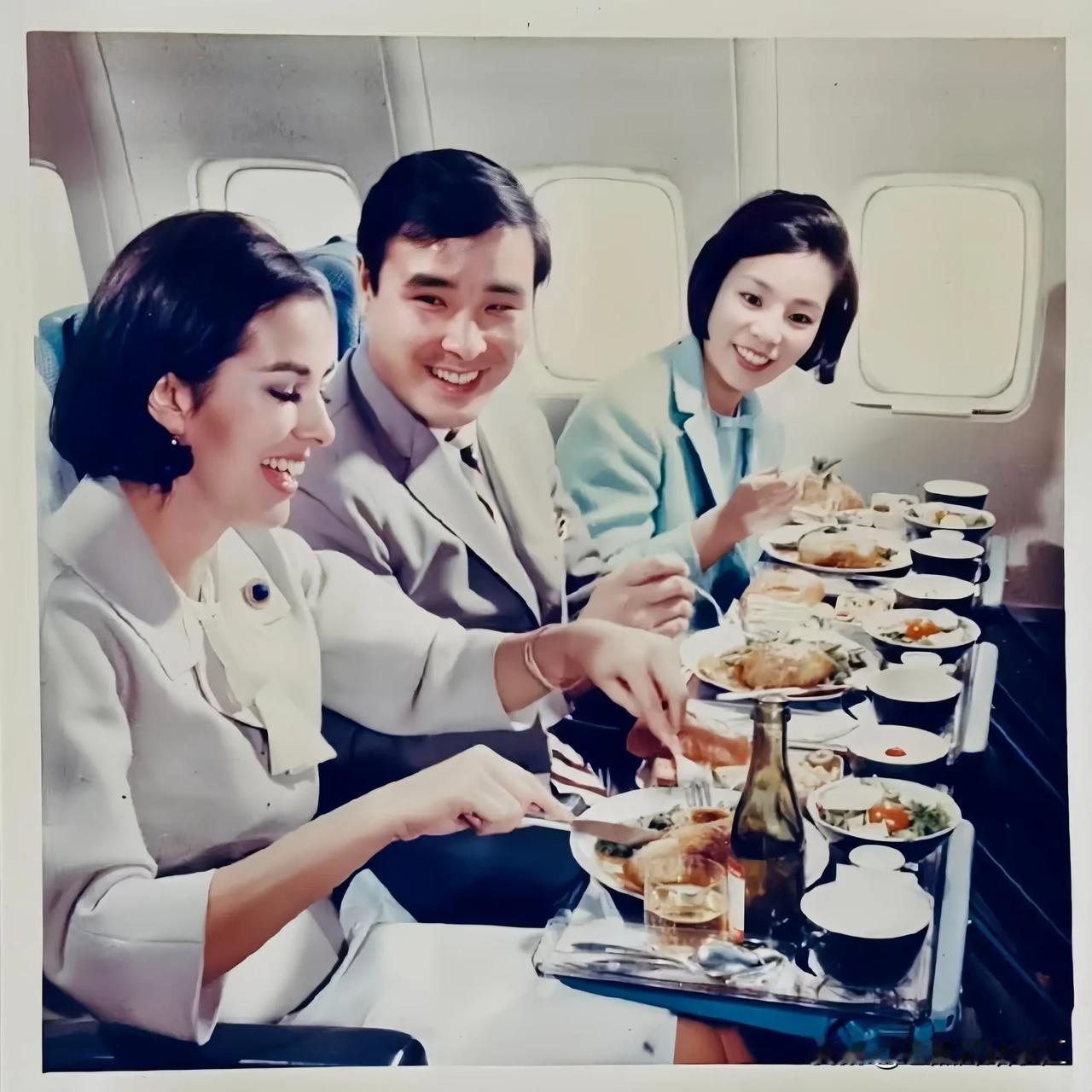 1970年，美国泛美航空提供的航空餐