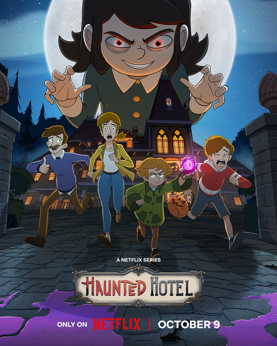 Netflix喜剧动画剧集《闹鬼酒店》第二季将于10月9号回归！！闹鬼酒店 ​​