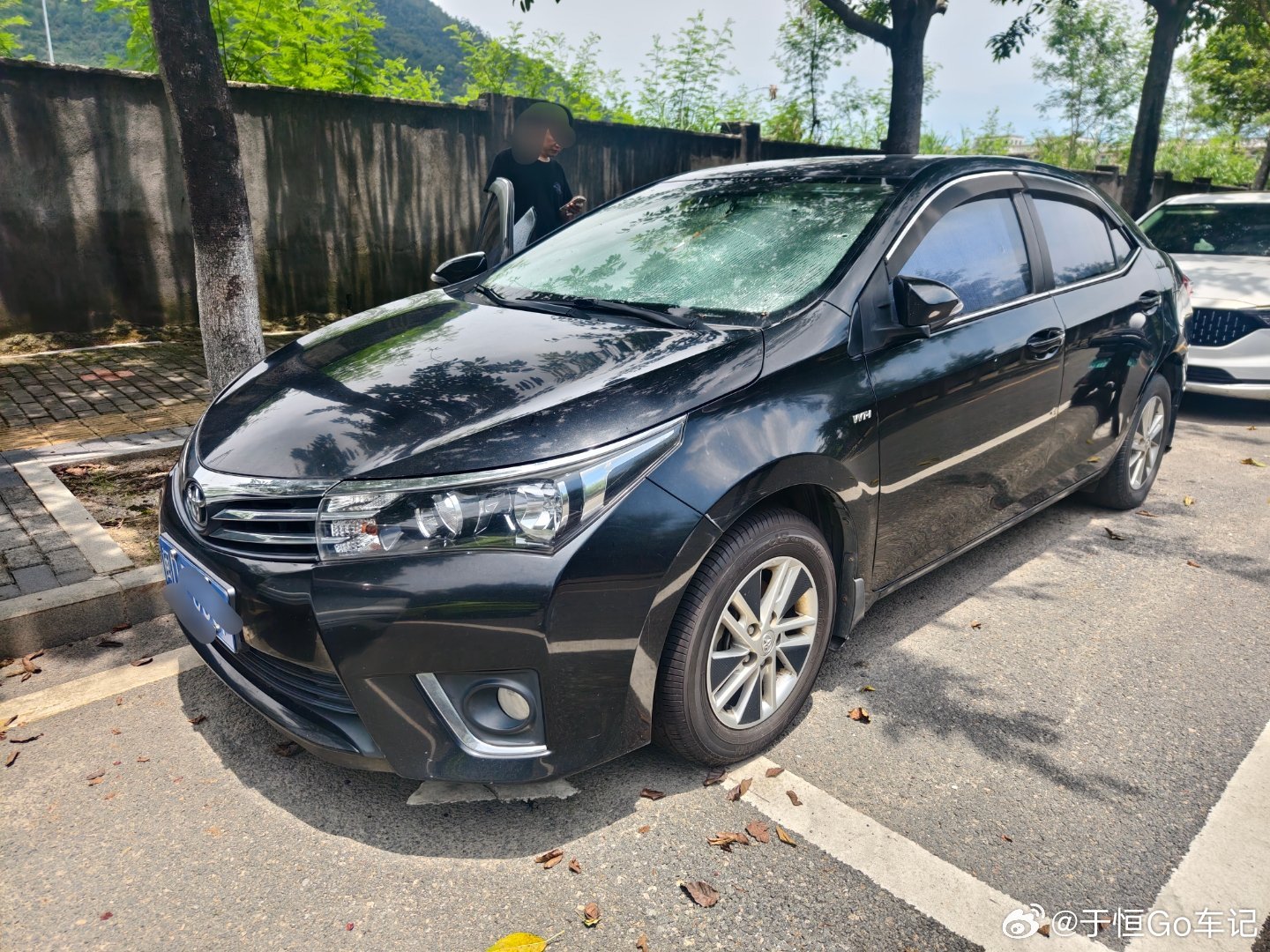 #于恒二手车库[超话]##于恒的收车日常# 今天看的第二台，热门车型卡罗拉看车前