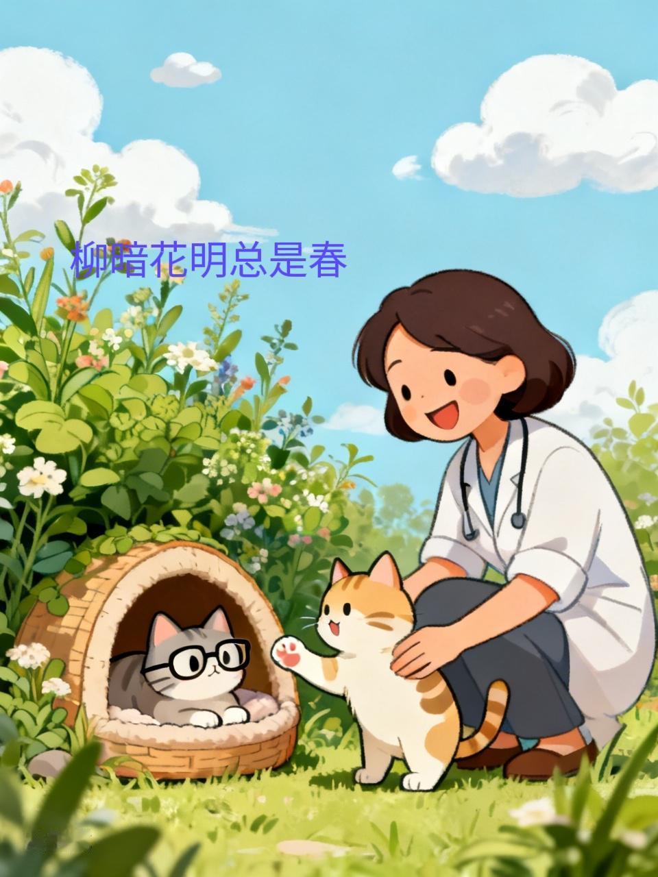 今天看到微信上的“家有小毛孩”配上一副眼镜。结果有那么多人点击，让作者受宠若惊，