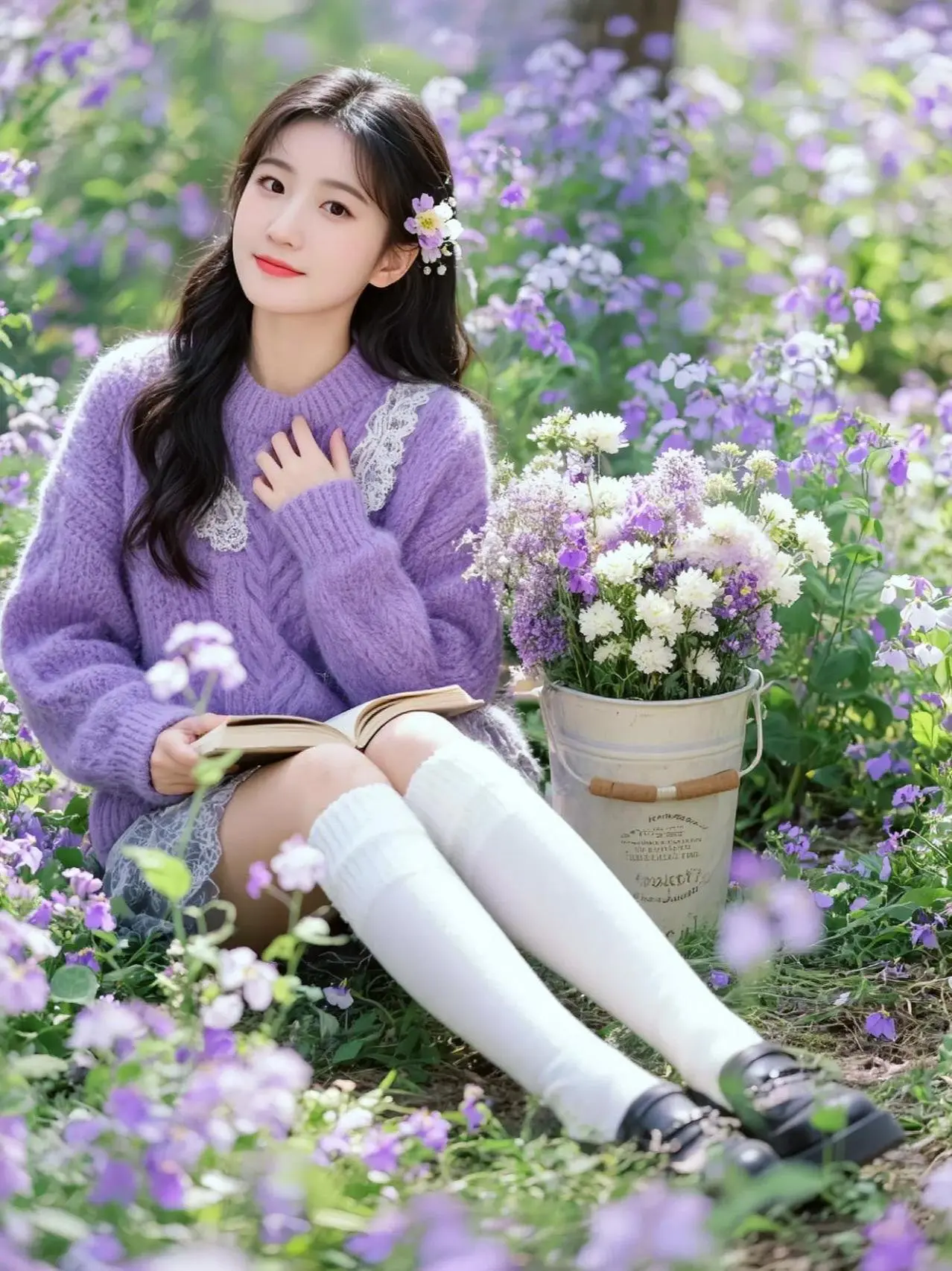 AI花丛日系照 随变ai随便玩