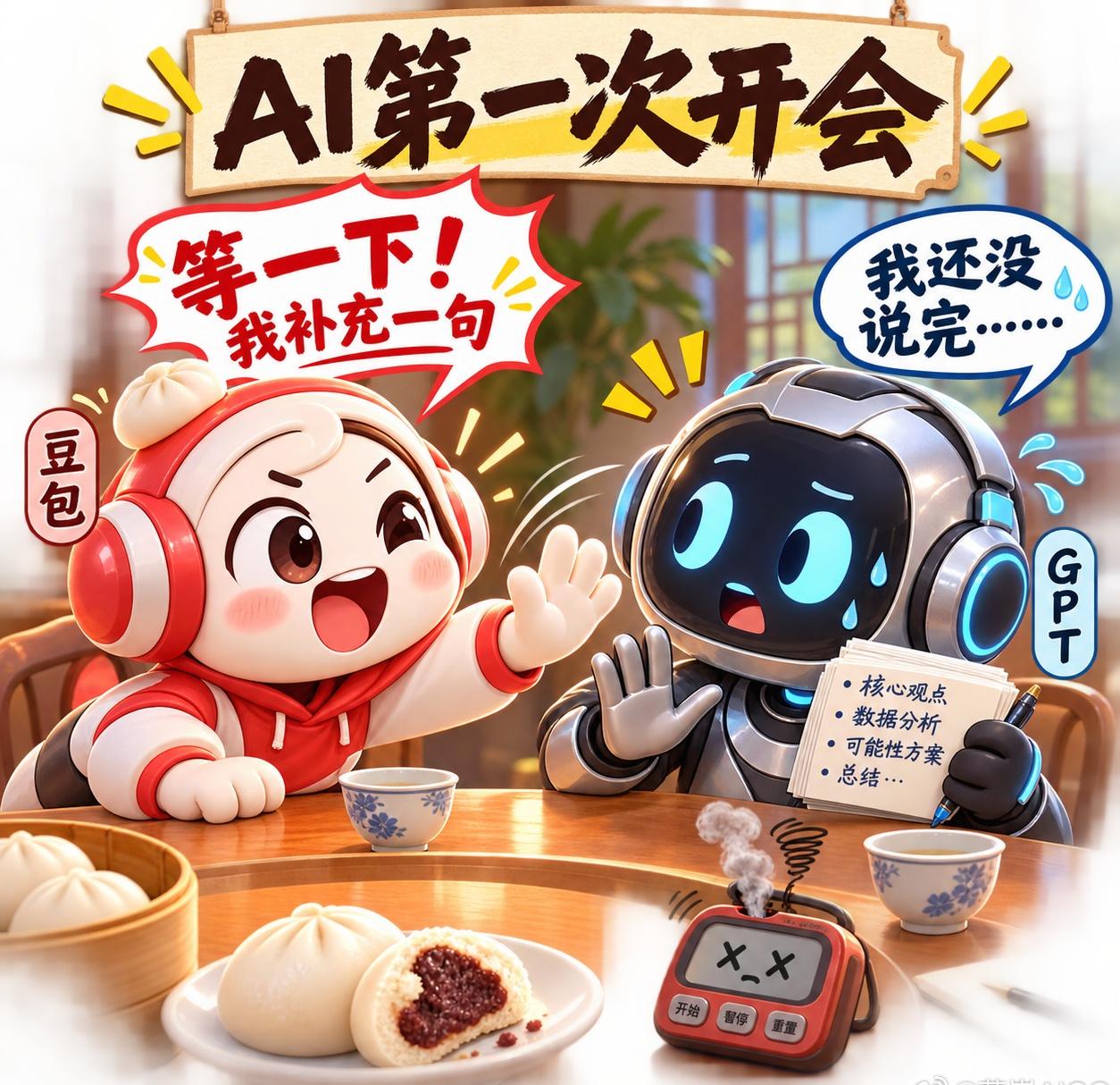 AI最大的进步，可能不是学会了思考，而是学会了人类开会。

GPT：关于这个问题
