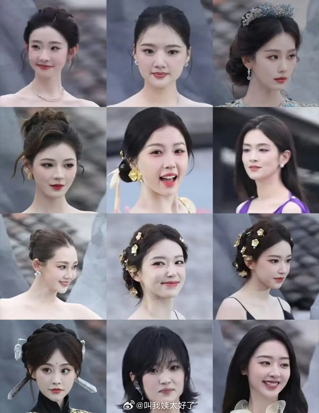 🍠之夜的女明星大头照，谁的状态看起来不错？ 