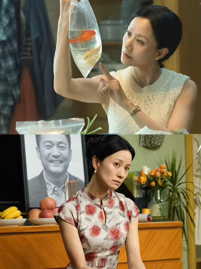 倪虹洁演出了什么是笑着哭最痛不靠夸张的肢体与吼叫，仅凭细微神态变化，就将失去至亲