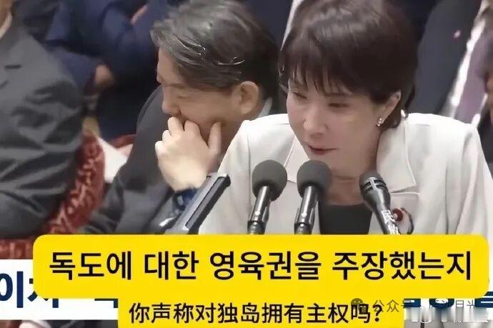 高市早苗声称独岛属于日本领土的言论激怒了很多韩国民众。她在国会表示：竹岛（韩国称