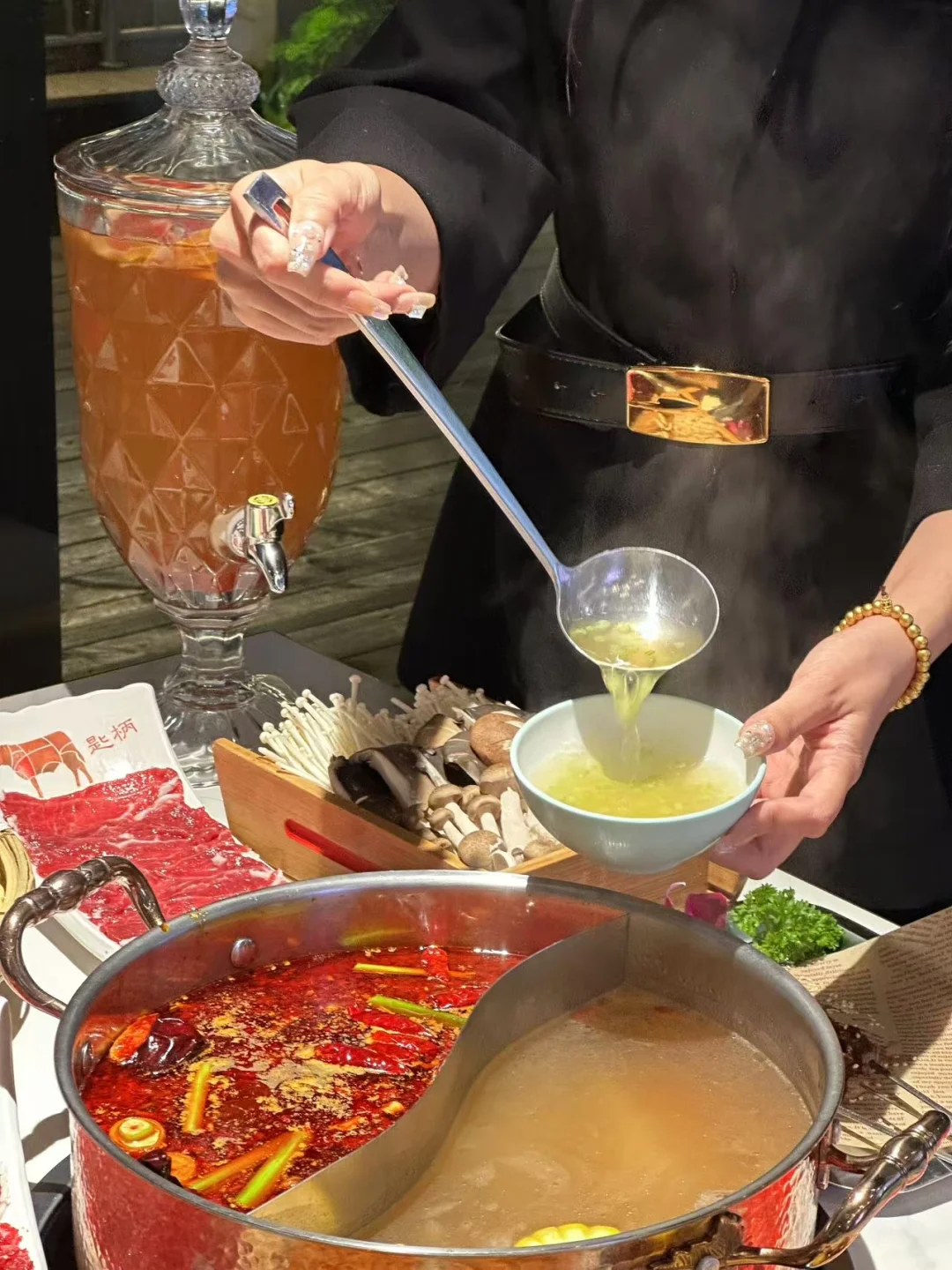 人气满满！藏的深也不怕，太原这牛肉火锅很🉑