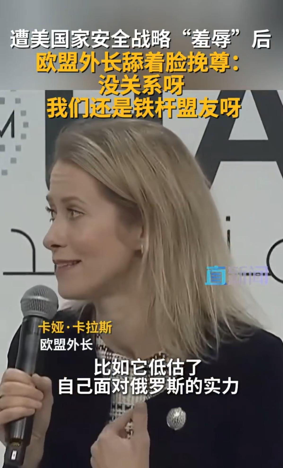 美国羞辱欧洲“文明消亡”，欧盟外长听到后却舔着脸说：“没关系呀！我们还是铁杆盟友