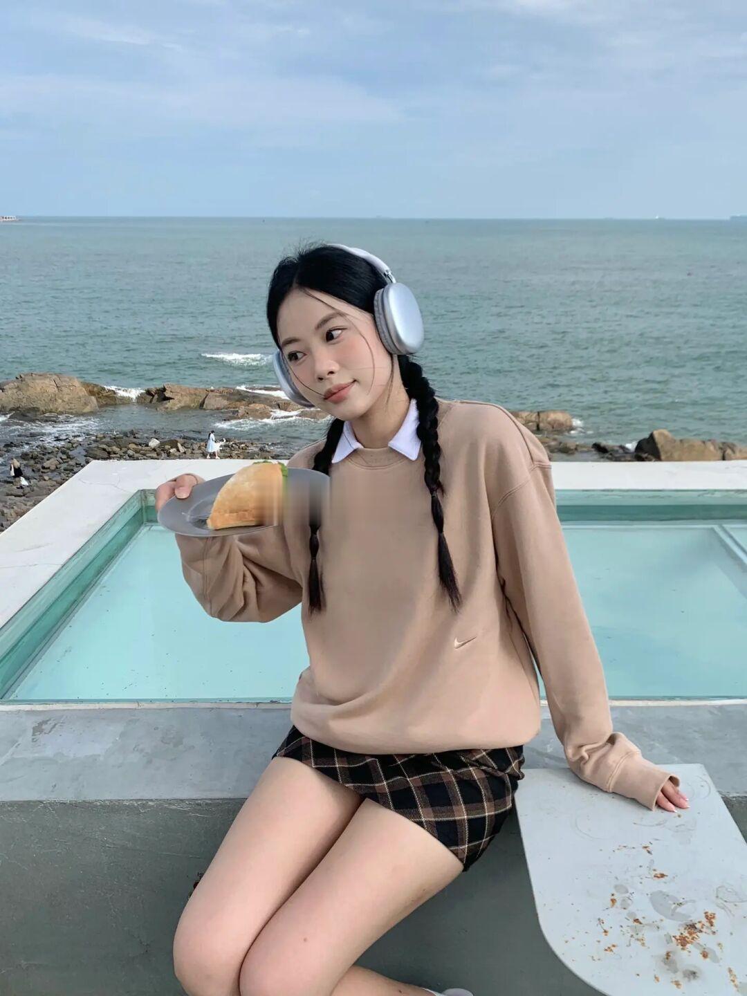 早秋的海边好松弛🌊