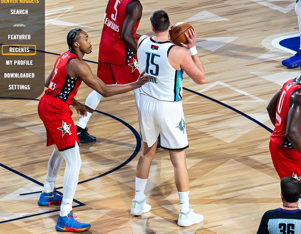 来了等于没来，约基奇、东契奇二人合砍2分2篮板。

全明星结束后，获得最有价值球