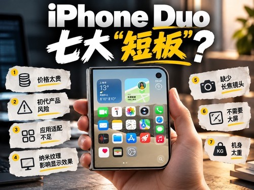 iPhone Duo被曝七大短板？别慌，这四点根本站不住脚