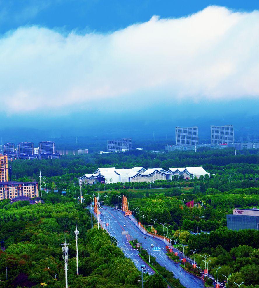 宿州雨后，群山出现云雾，太美了！