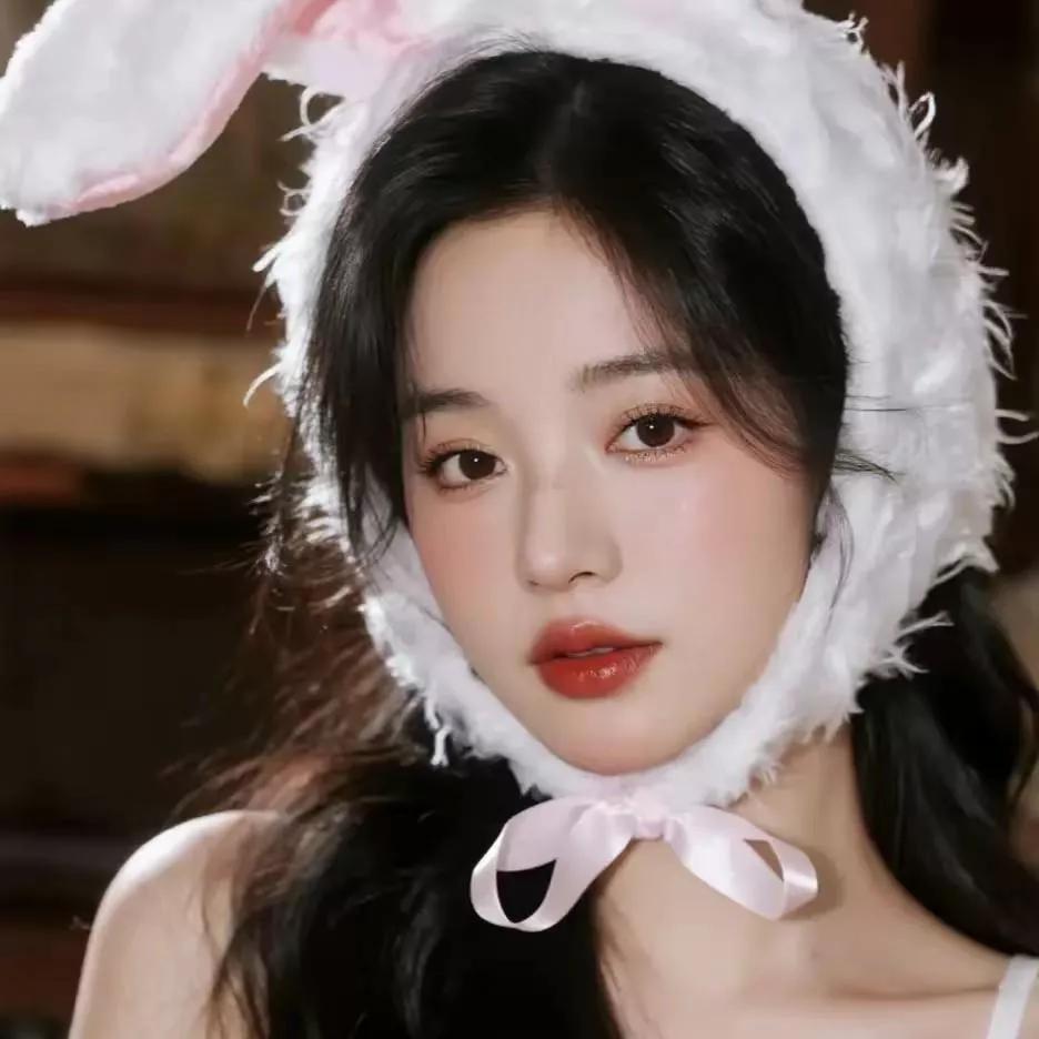 甜美兔耳朵少女，萌化你的心❤️猫耳朵系少女 甜兔少女照 兔耳少女照 兔耳朵写真 