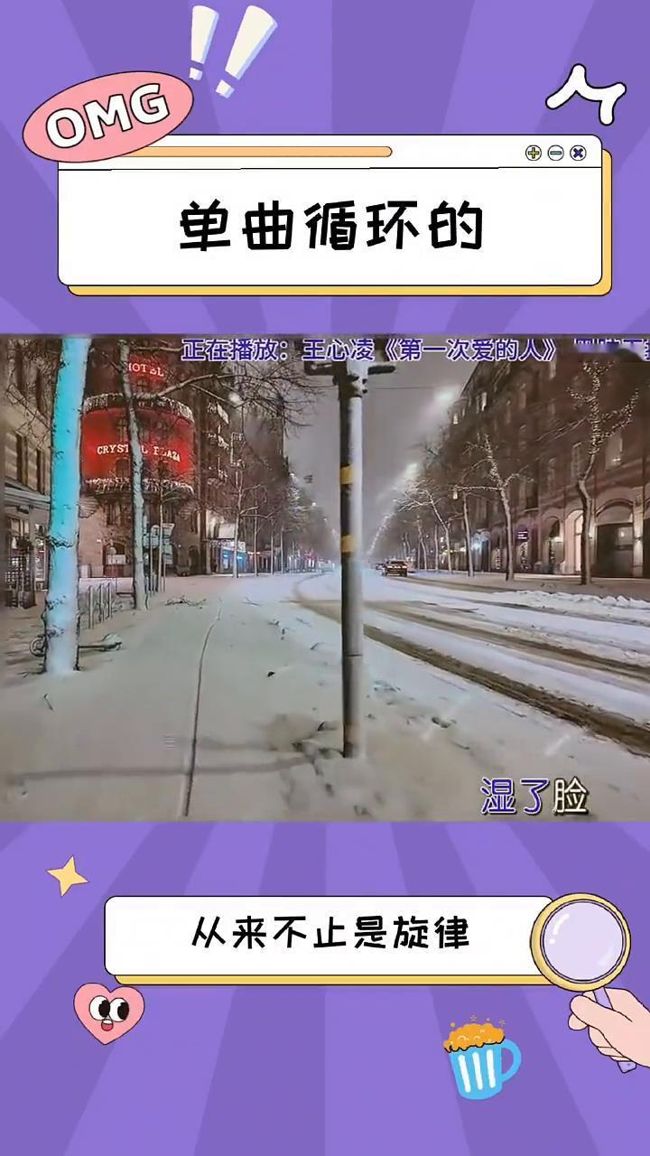 单曲循环的黑胶无损完整版。
《第一次爱的人》作词：林怡芬，作曲：Marit El
