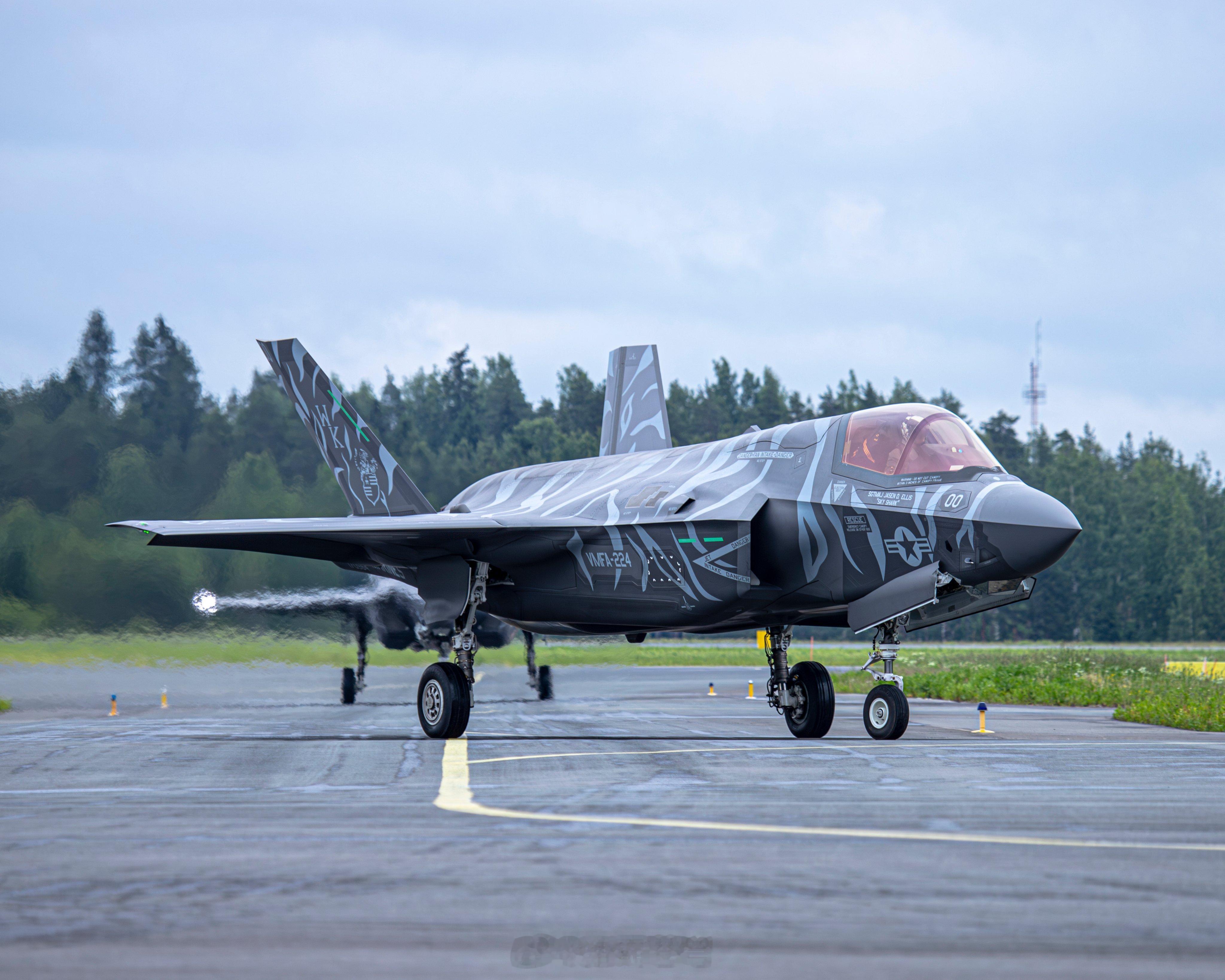 烽火问鼎计划美国海军陆战队的 F-35B 闪电 II 战斗机也参加了波罗的海的 
