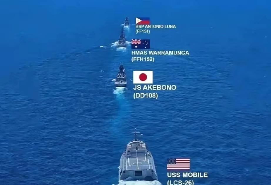 4月9日，南海出了两件事。菲律宾先在中业岛揭牌了一个“海岸警卫队辖区”，覆盖6.