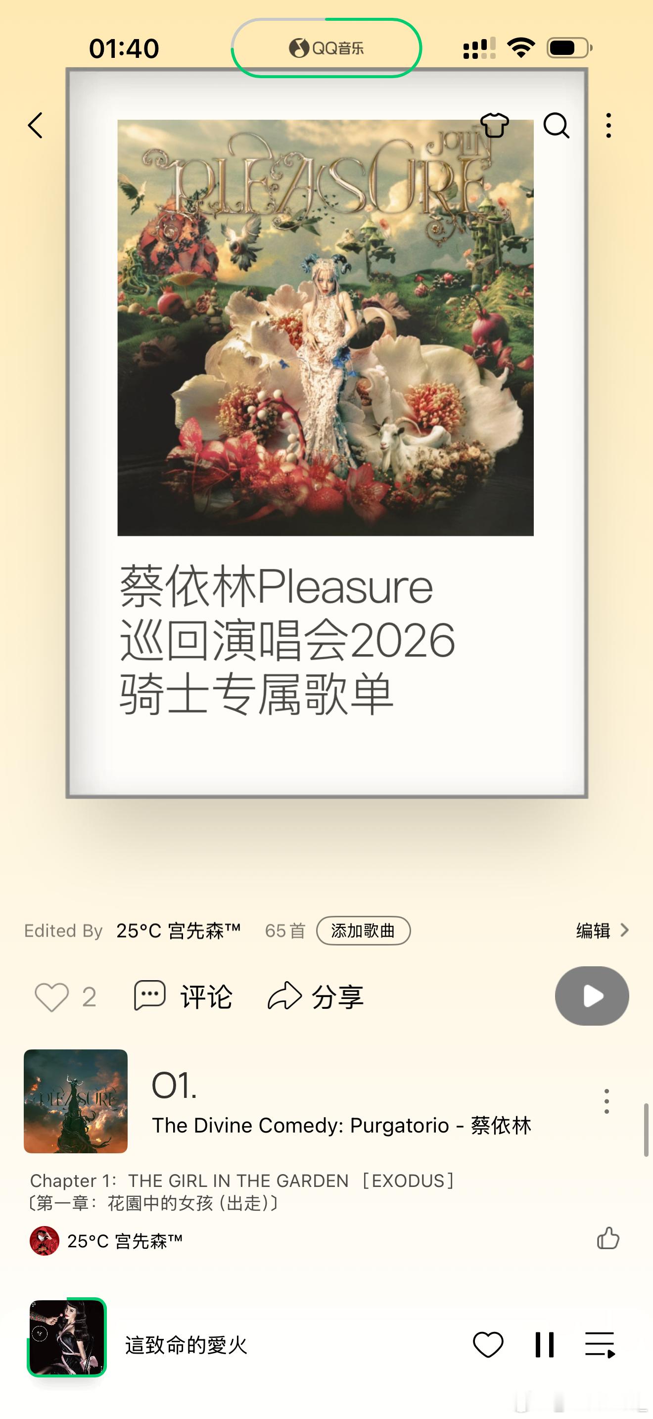 蔡依林蔡依林pleasure巡回演唱会 〈QQ音樂·珍藏〉蔡依林Pleasure