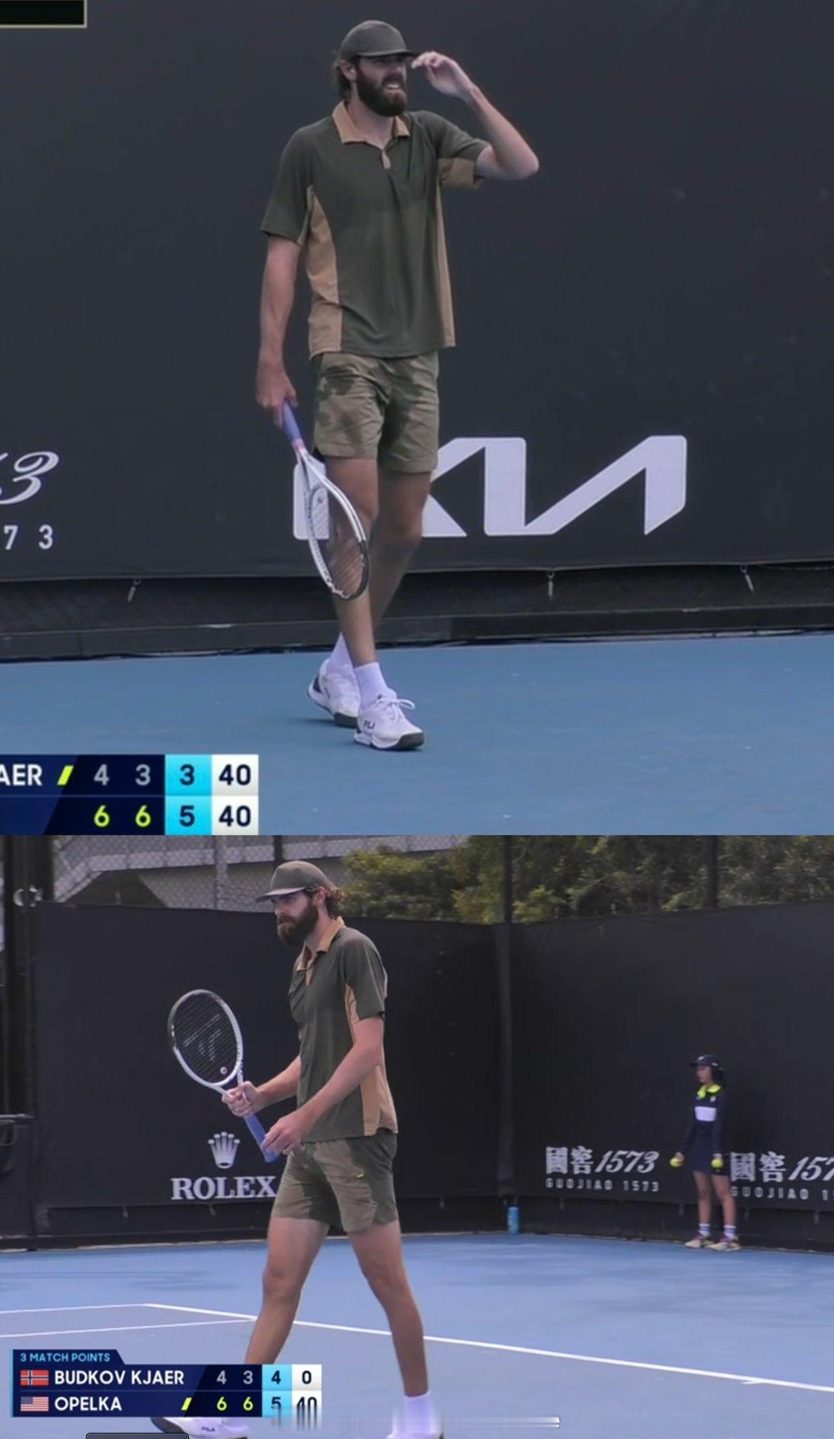 【奥佩尔卡穿最贵战袍出战澳网】奥佩尔卡虽然出局，但是他的服装赞助sease引起了