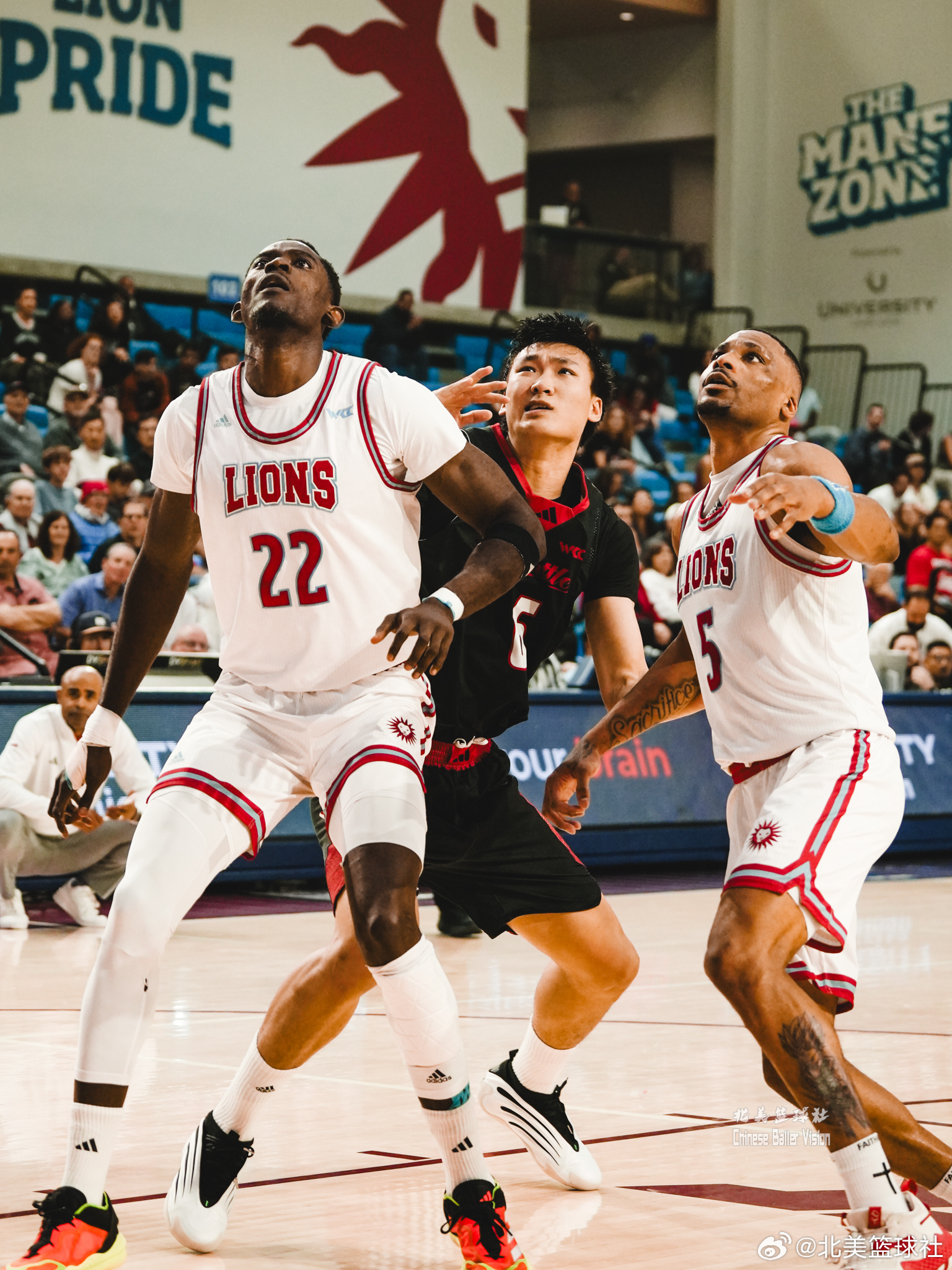 📷：今天淡厚然跟随西雅图大学做客LMU，取得常规赛最后一场比赛胜利淡厚然替补出