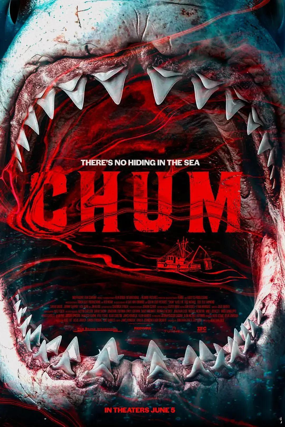 诱鲨 Chum (2026)简介：一场在地中海沿岸举行的目的地婚礼以灾难告终，宾