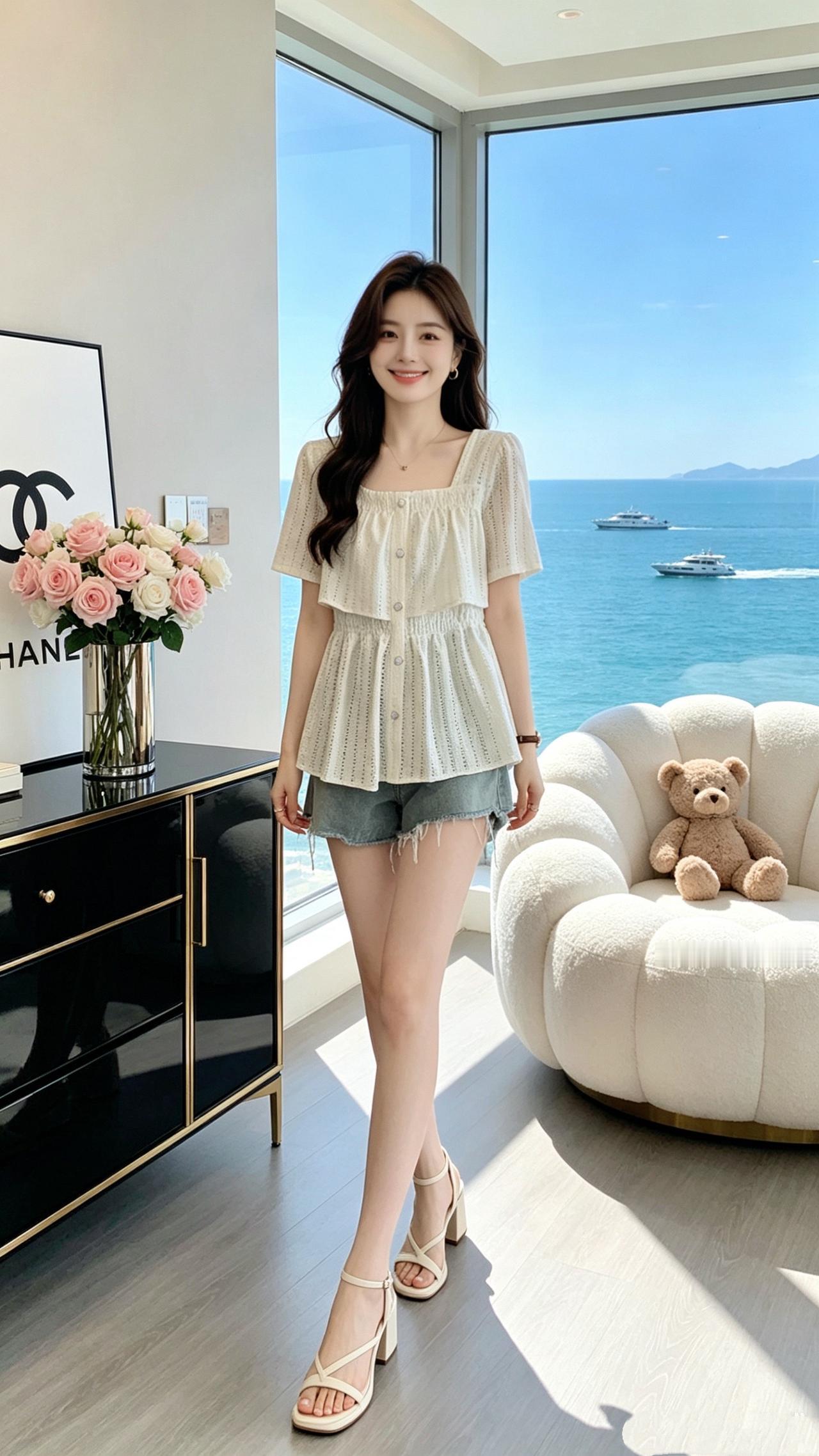 夏季新款洋气减龄谁穿谁好看 面料柔软舒适