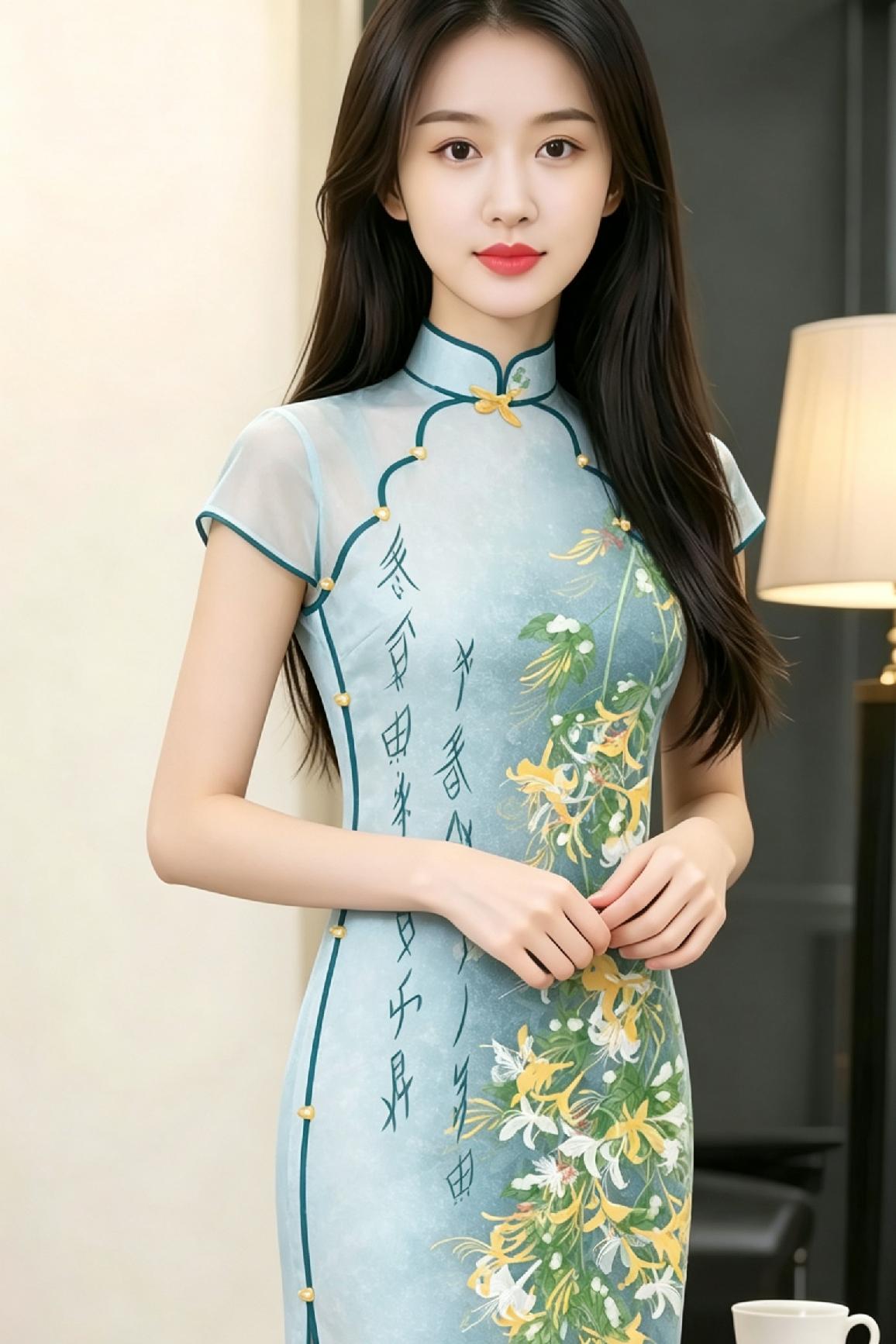 清新雅致的中国风旗袍，尽显东方女性魅力！