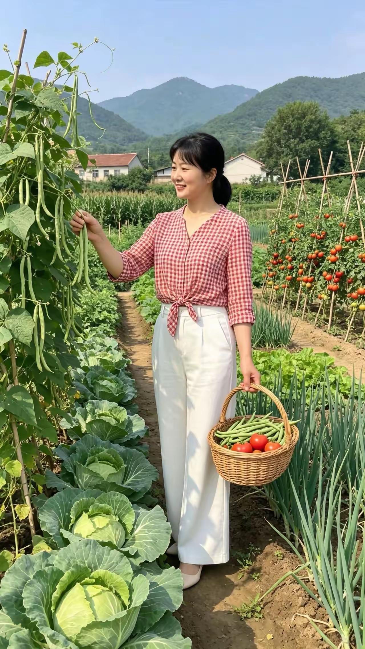 菜园里面喜悦多。
小小的菜园，藏着大大的快乐与满足。自己种的菜吃起来格外香甜，这