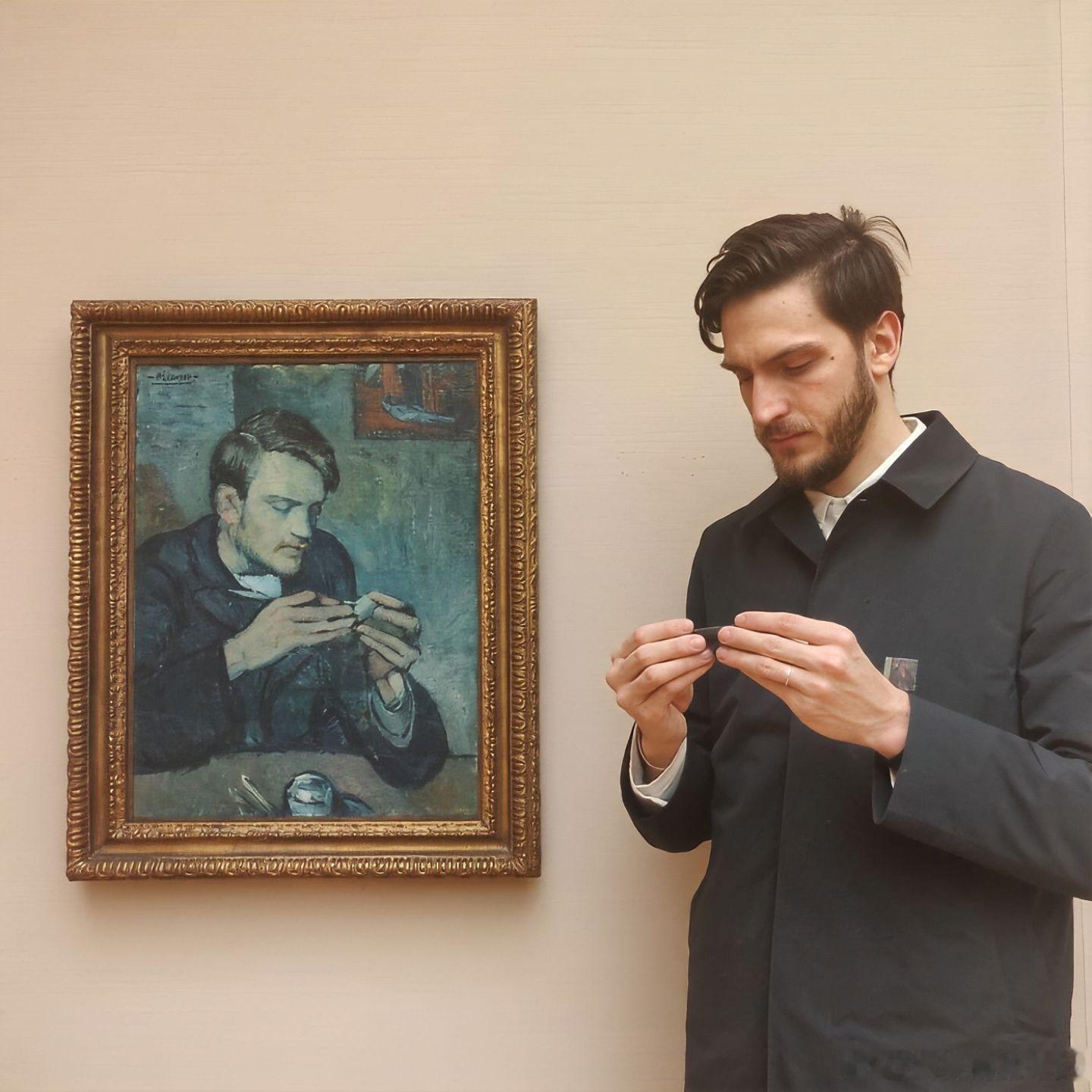 撞脸千年名画是什么体验 万万没想到！现实里居然撞脸千年古画🎨不经意的神态、动作