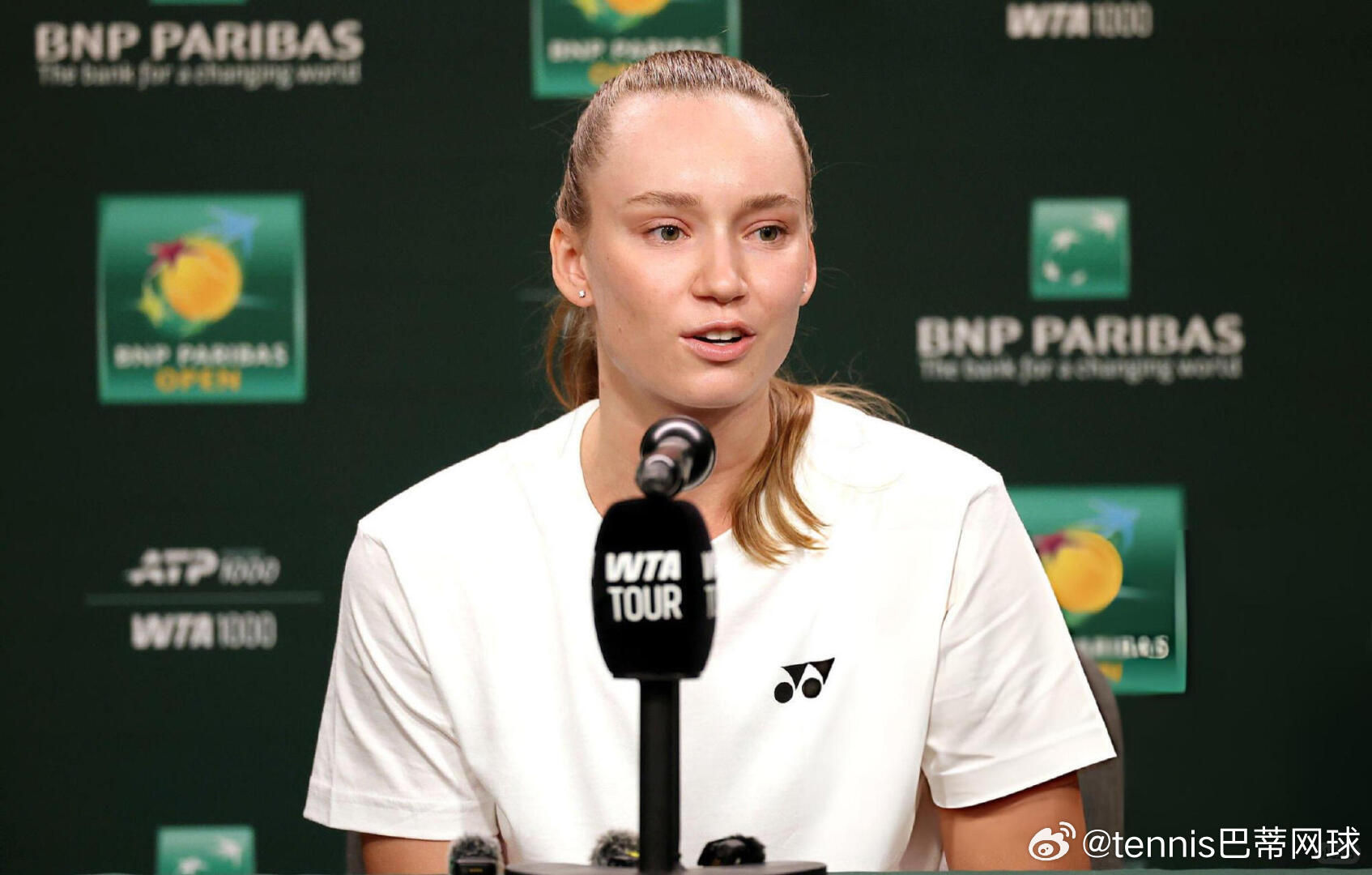 媒体日莱巴金娜美照及采访莱巴金娜谈到WTA新成立的巡回赛架构委员会，该委员会旨在