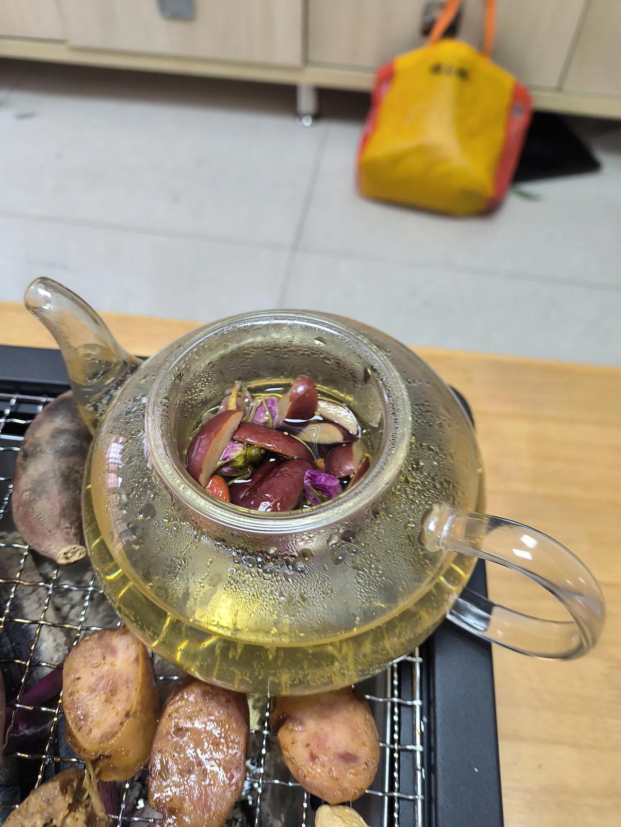 一张图记录冬日生活我的围炉煮茶冬天