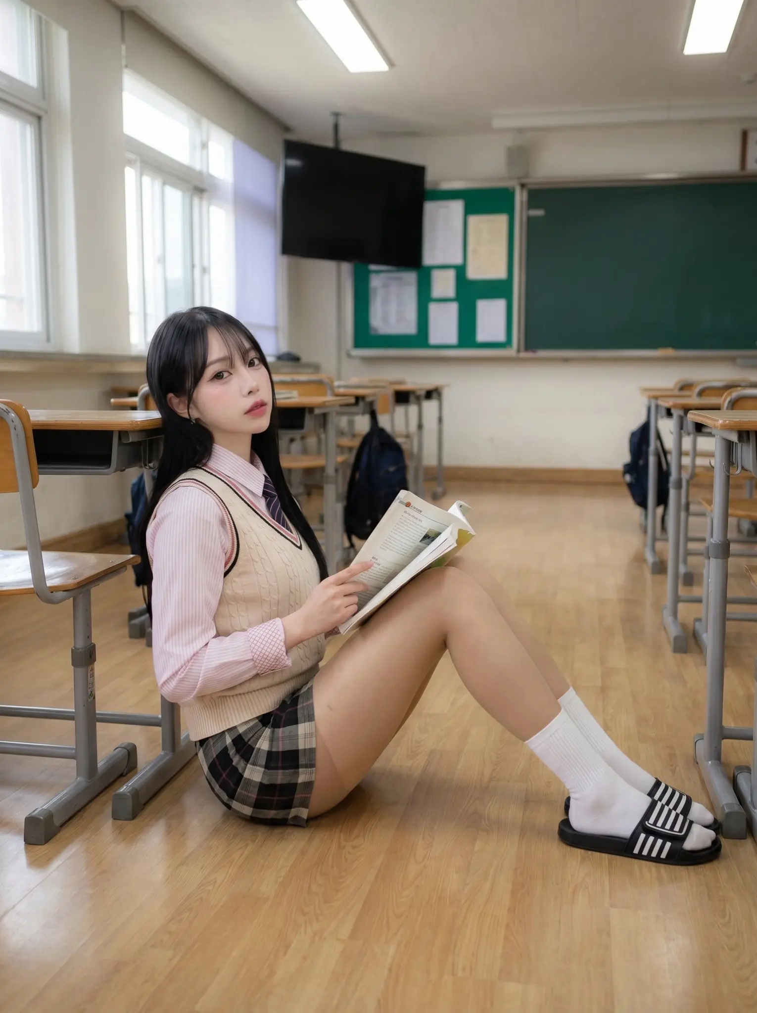 校园照 女高中生的清纯校园穿搭 校园初恋感 女大学生校园穿搭 校园女生氛围感