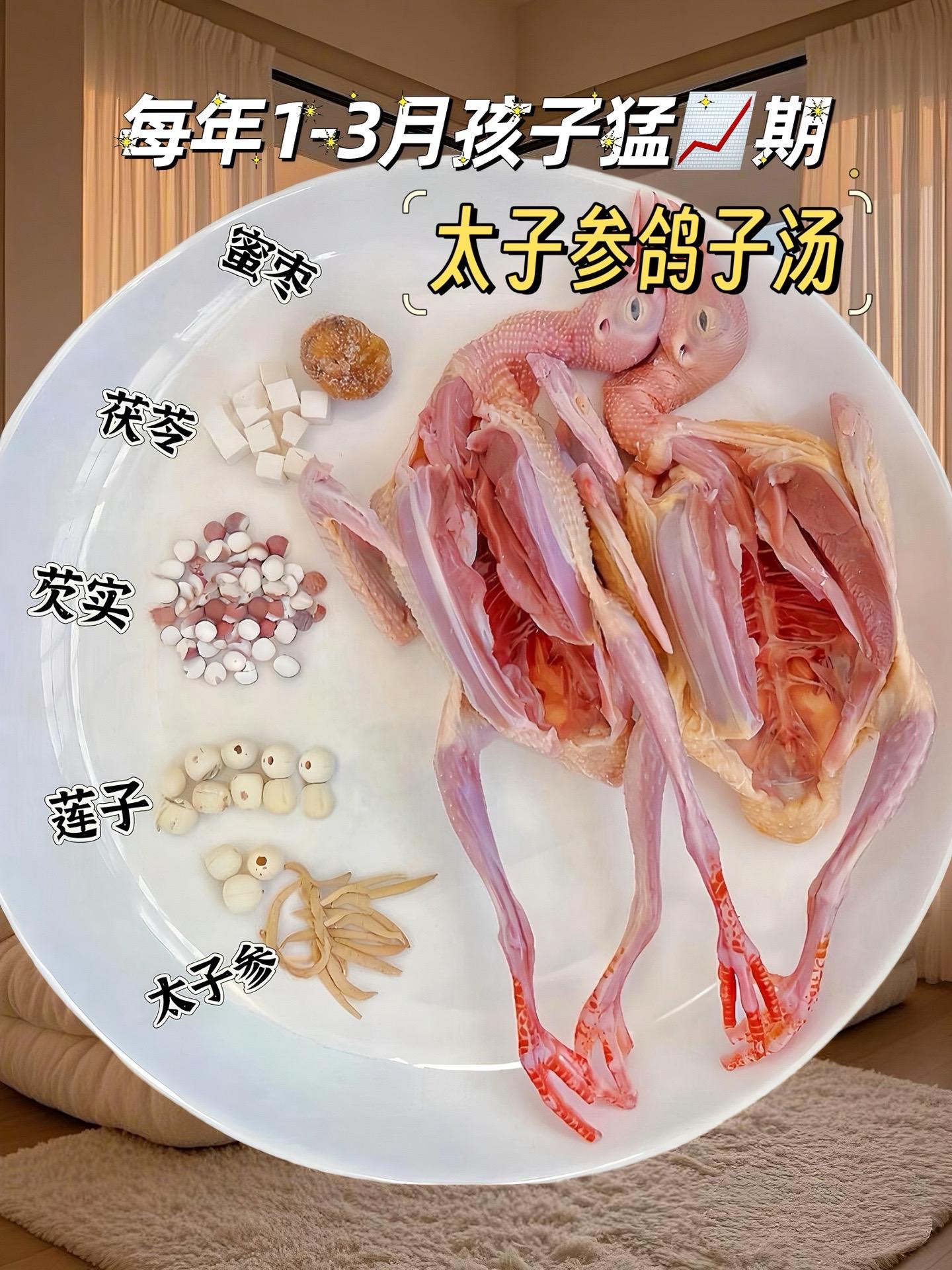 开春了，妈妈们赶紧安排起来！一周炖2～3次，这次炖鸽子下次炖瘦肉换着来...